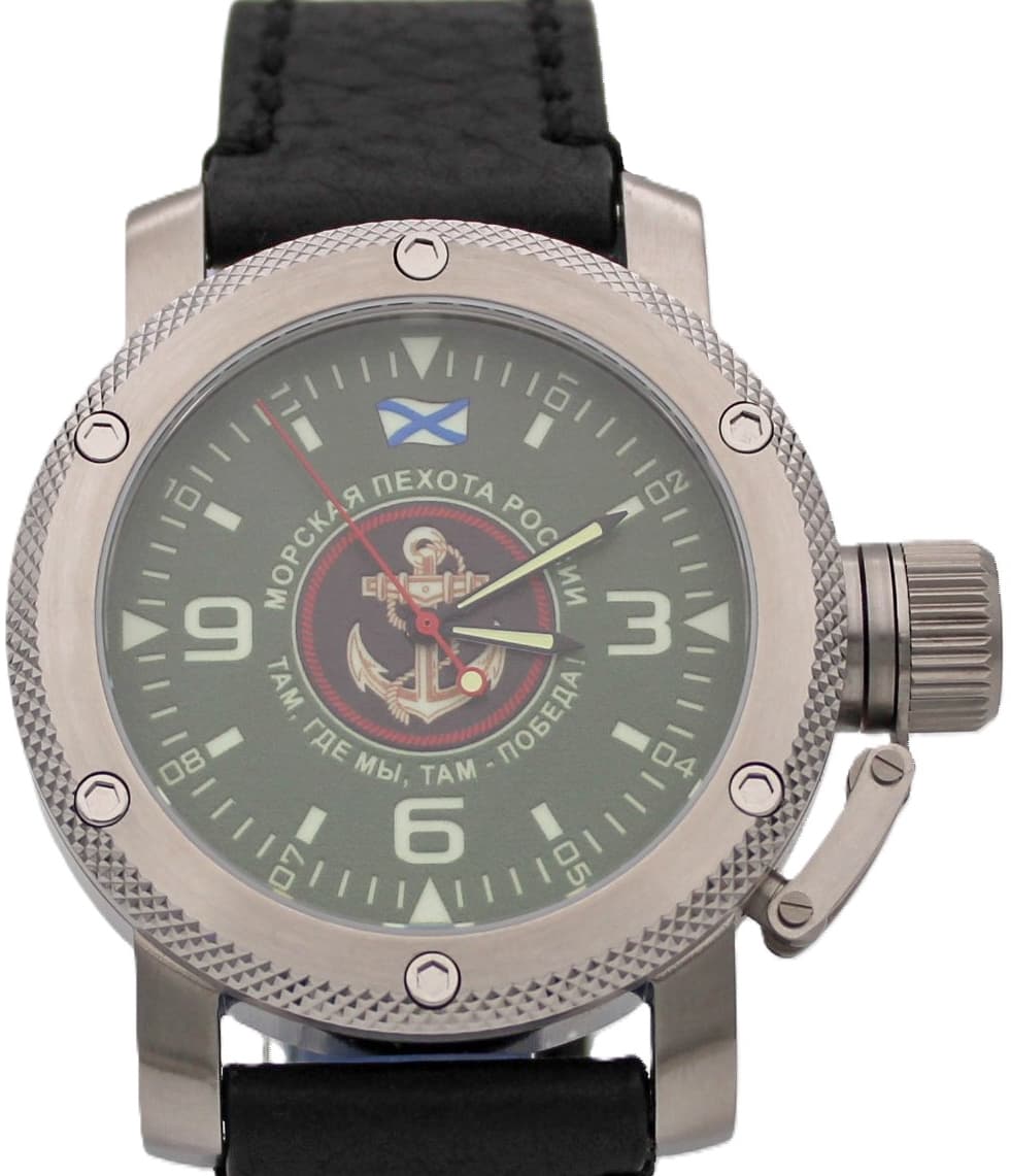 Часы Морская пехота России / там,где мы,там-победа! механизм Восток 2415.01