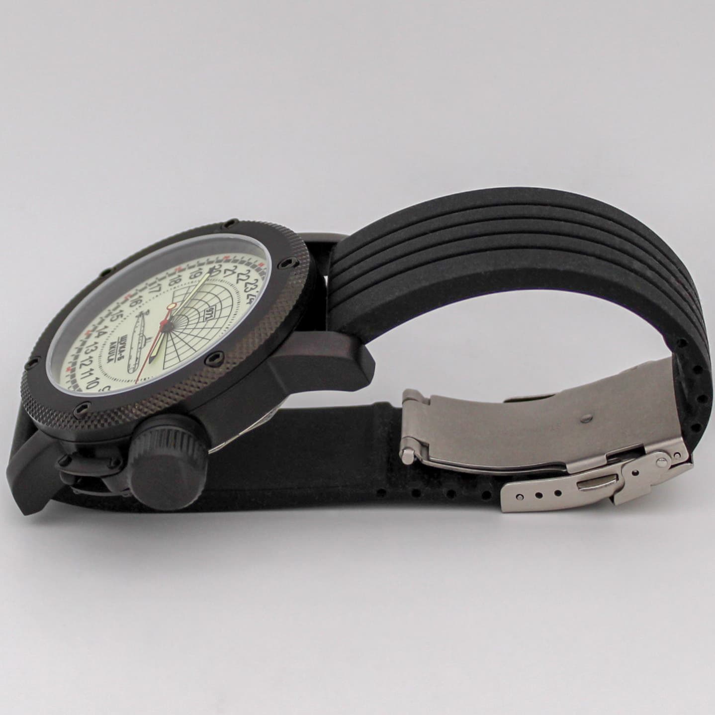 Часы 971 Щука-Б (Акула), механизм Восток 2415.01