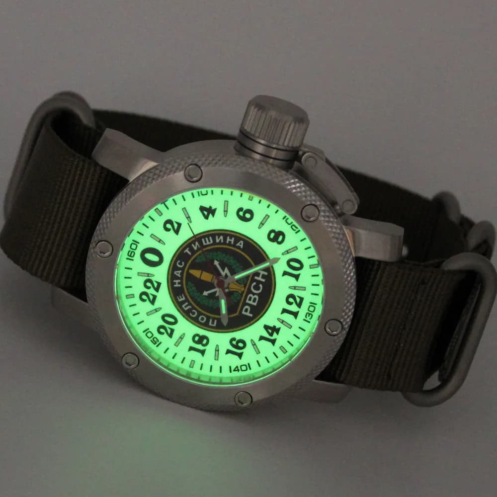 Часы наручные РВСН механические 160.21, Механизм Ракета 2623 
