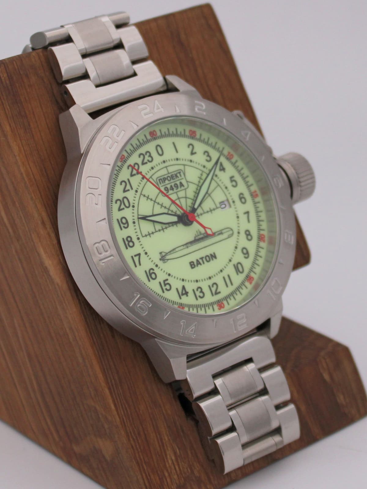 Часы 949А / Baton кварцевые (Ronda 515.24H) Q52.046.2