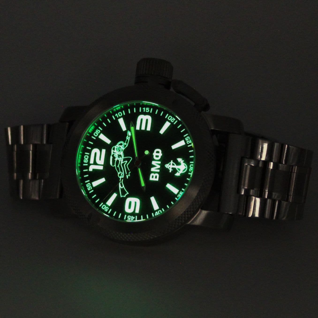 Часы ВМФ Боевой пловец механические с автоподзаводом (Восток 2415) 1028.2