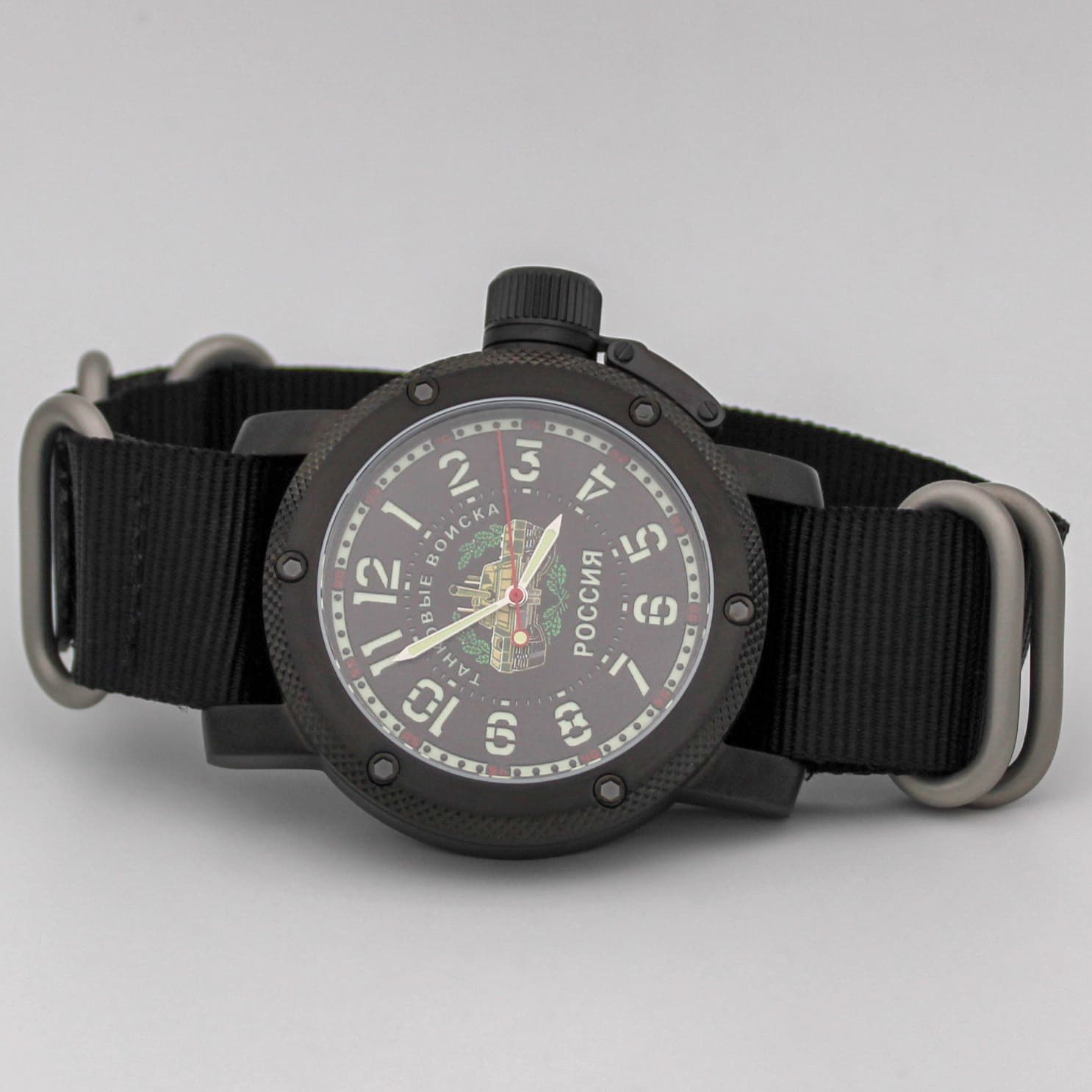 Часы Танковые войска РОССИЯ, механизм Восток 2415.01
