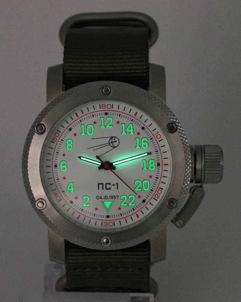 Часы "Простейший Спутник-1" механические с автоподзаводом (сапфировое стекло)