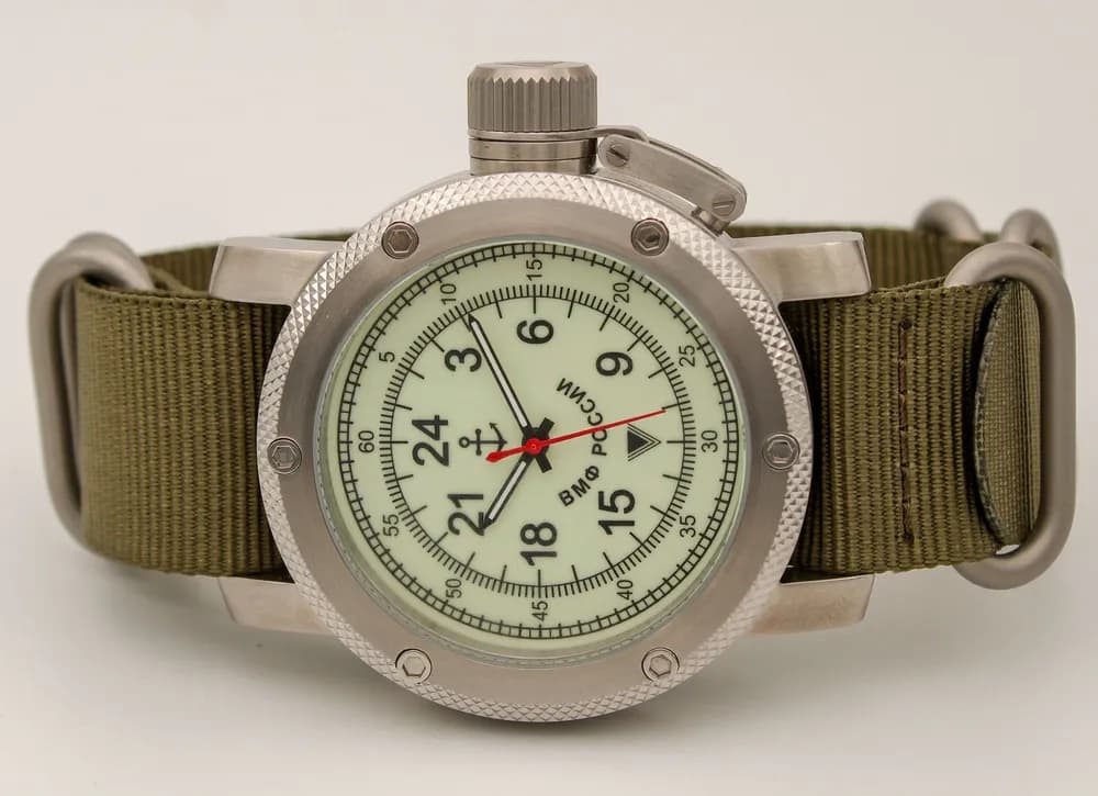 Часы ВМФ России  016.21 механические, механизм Ракета 2623