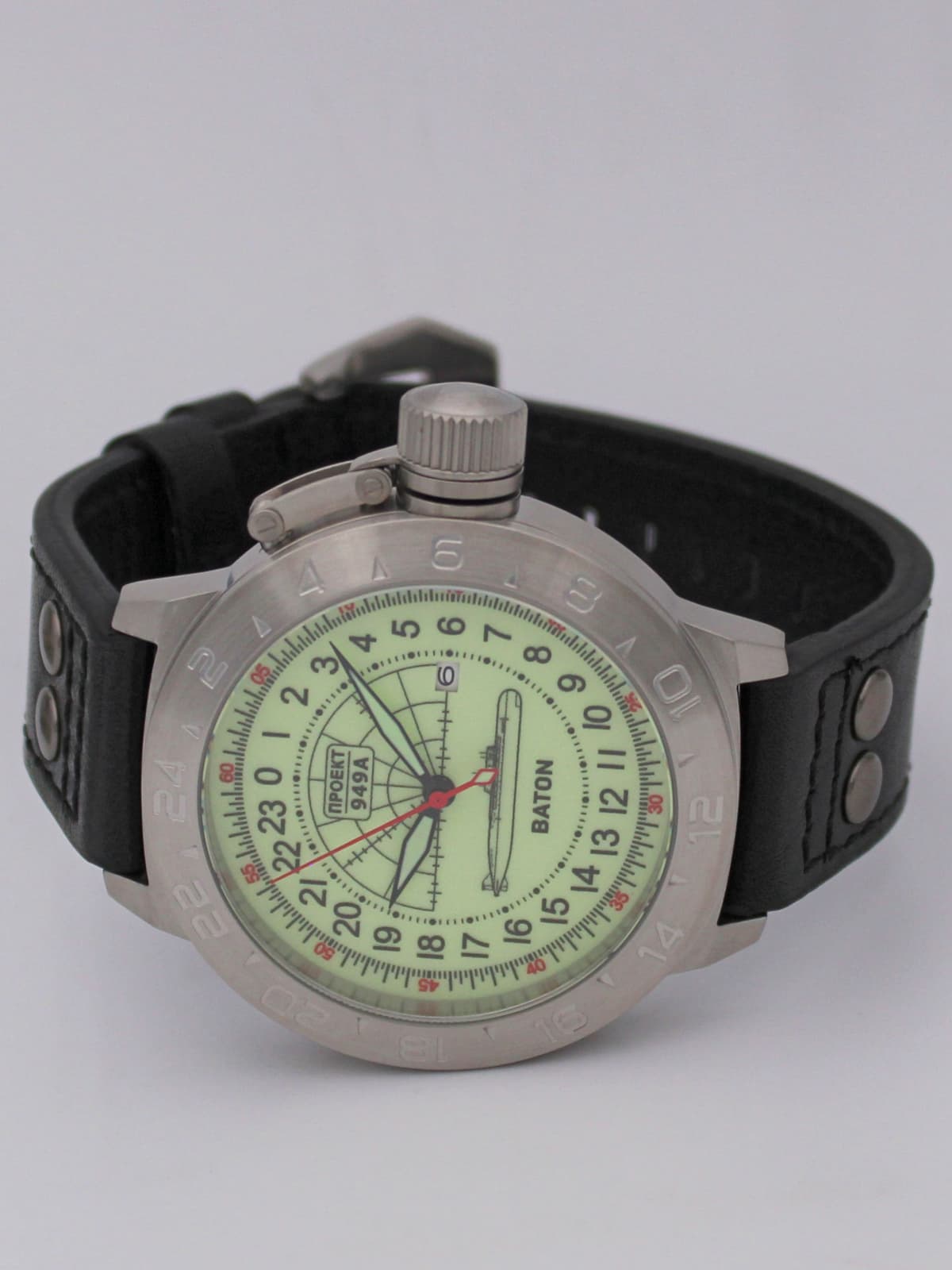 Часы 949А / Baton кварцевые (Ronda 515.24H) Q52.046.01