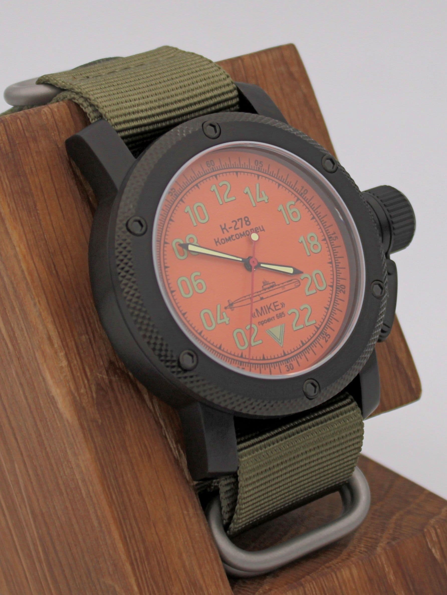 Часы К-278 / Комсомолец (Mike) механические с автоподзаводом (Восток 2431) 101.043.21