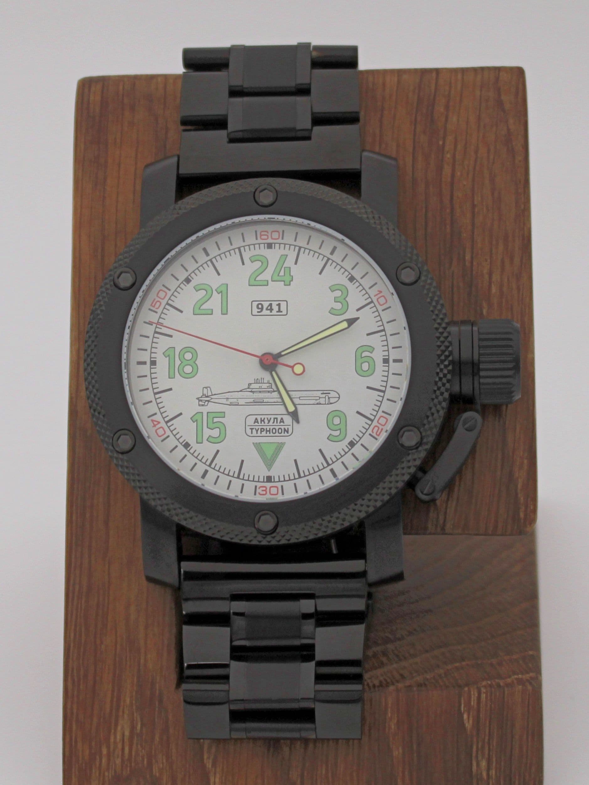Часы 941 / Акула (Typhoon) механические с автоподзаводом (Восток 2431) 101.051.1