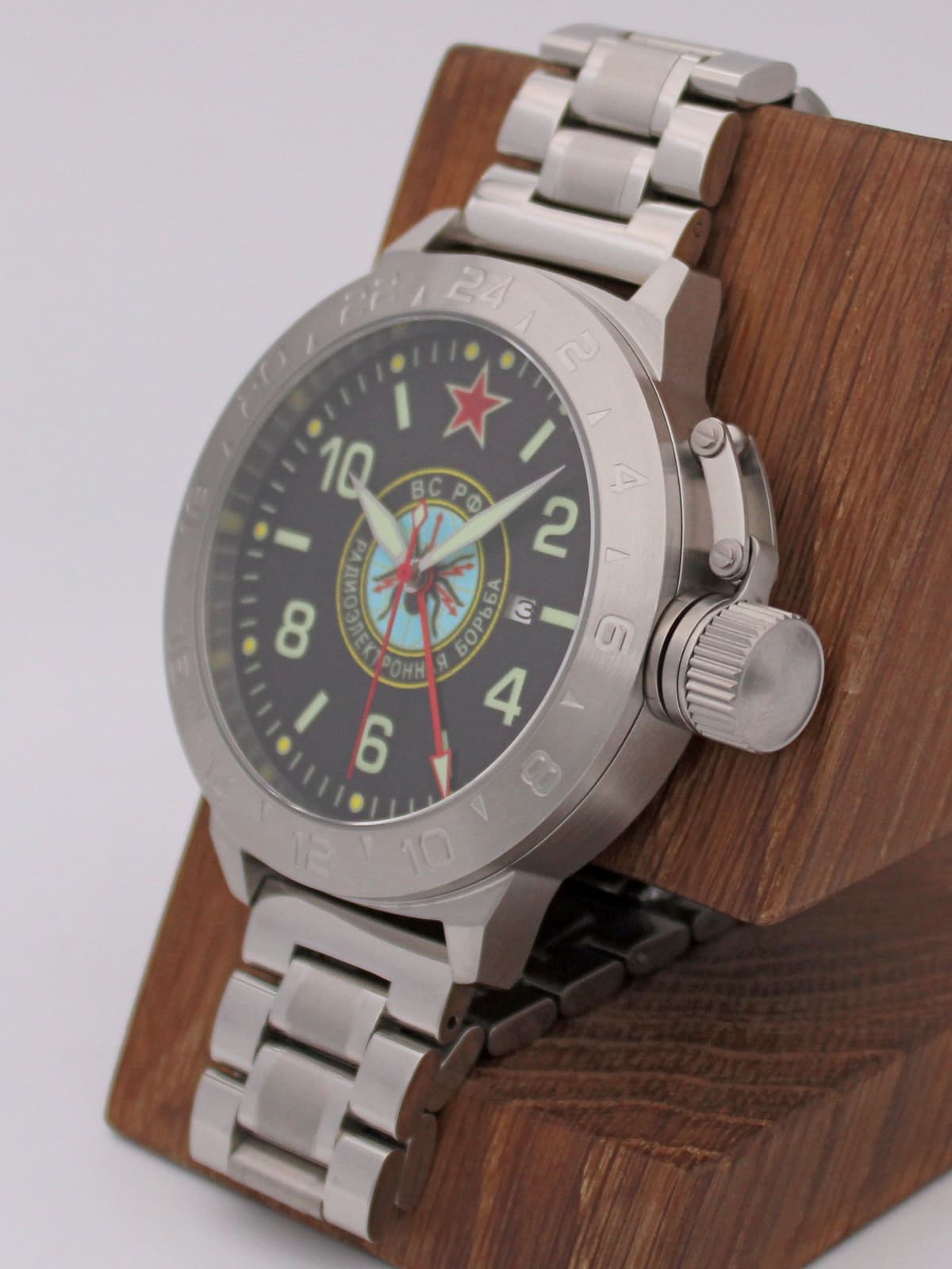 Часы Войска РЭБ механические с автоподзаводом (Seiko NH34A) 52.276.2