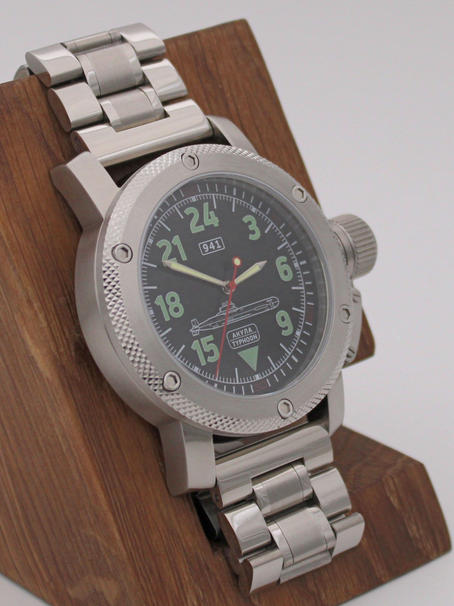 Часы 941 / Акула (Typhoon) механические с автоподзаводом (Восток 2431) 01.054.2