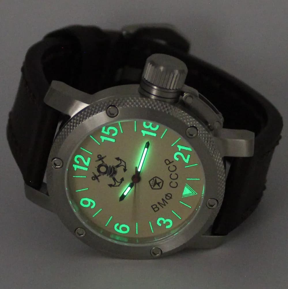 Часы ВМФ СССР механические 022.02 механизм Ракета 2623