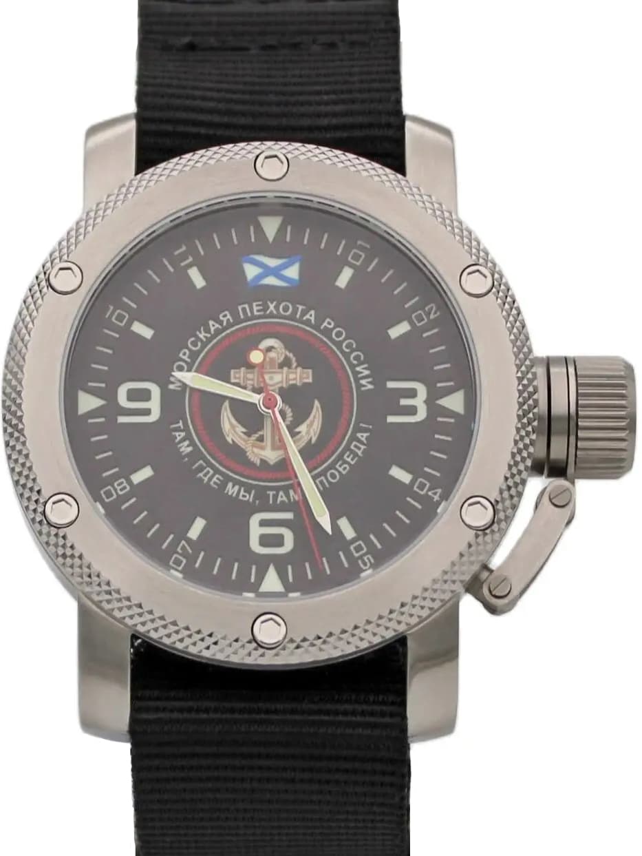 Часы Морская пехота России / там,где мы,там-победа! механизм Восток 2415.01