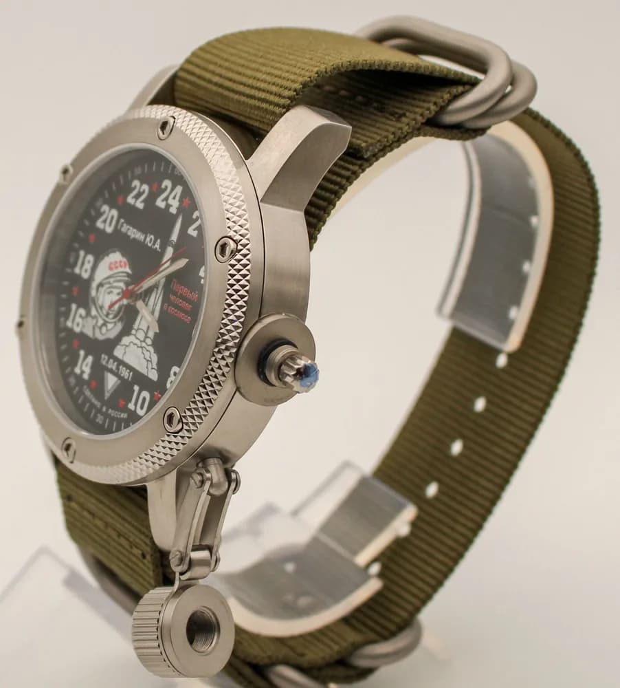 Часы Гагарин 1116.21 механические с автоподзаводом (сапфировое стекло), механизм Восток 2431