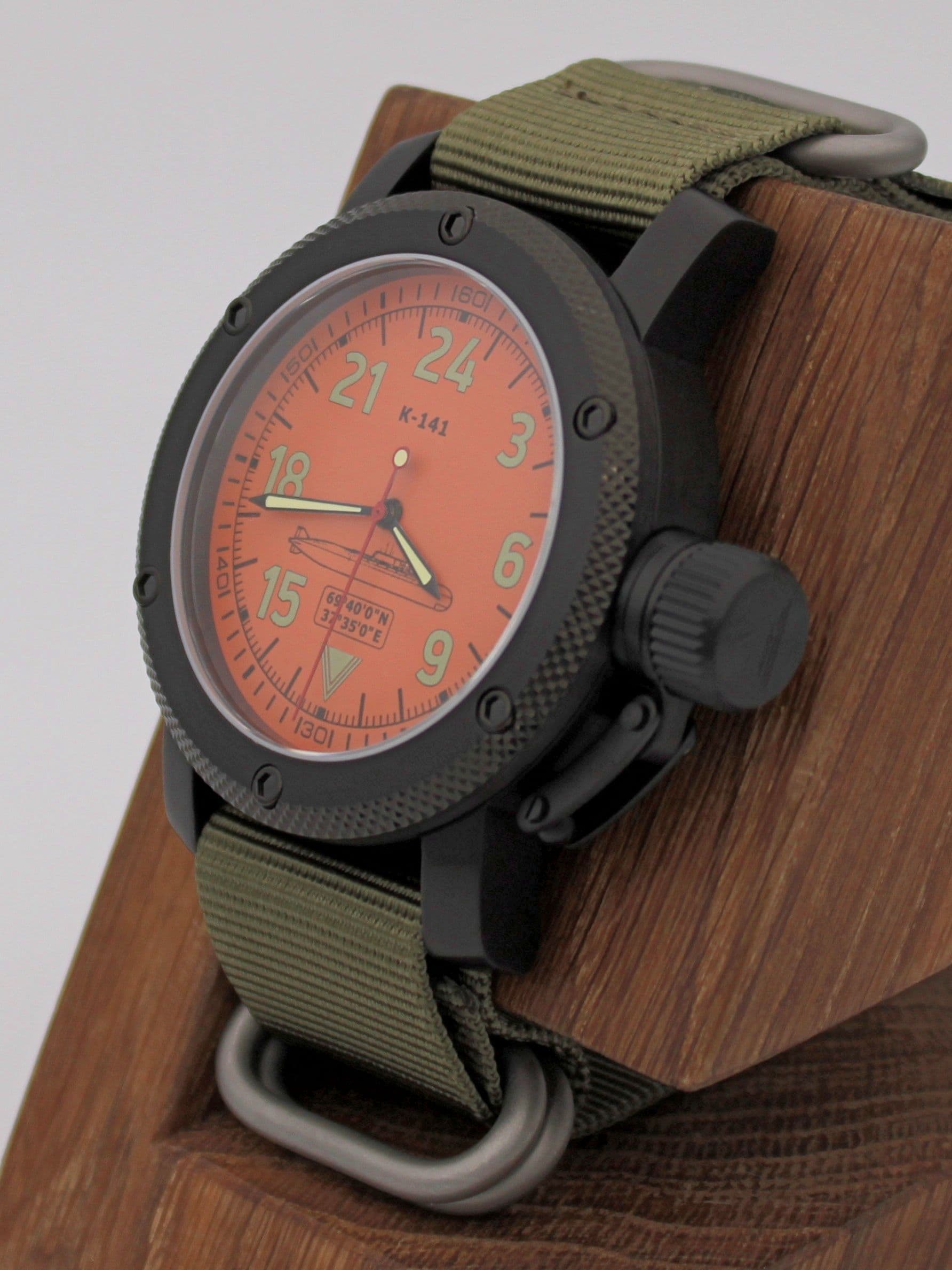 Часы К-141 / Курск (Oscar-II) механические (Ракета 2623) 103.088.21