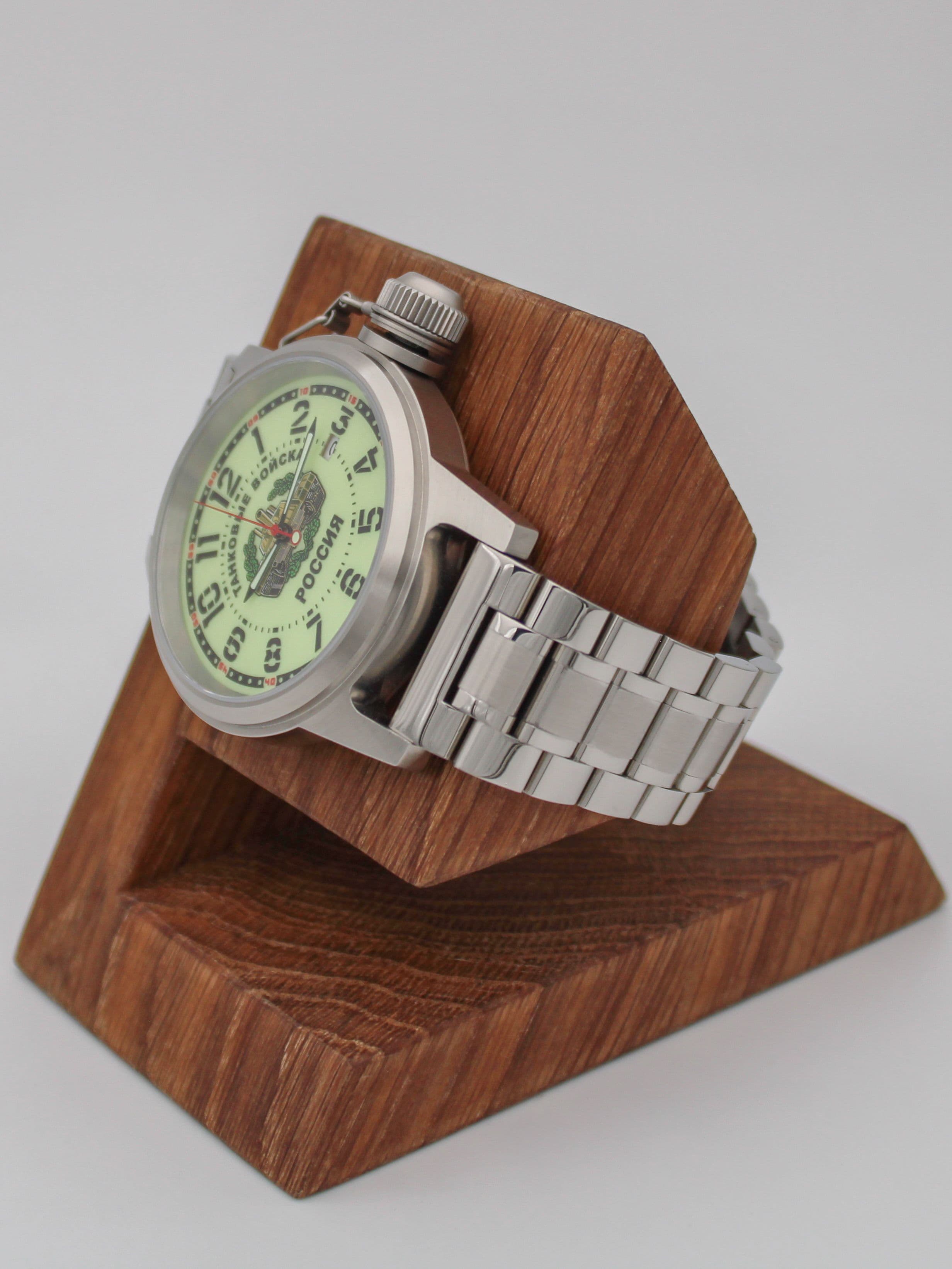 Часы Танковые войска механические с автоподзаводом (Seiko NH35A) 45.210.2