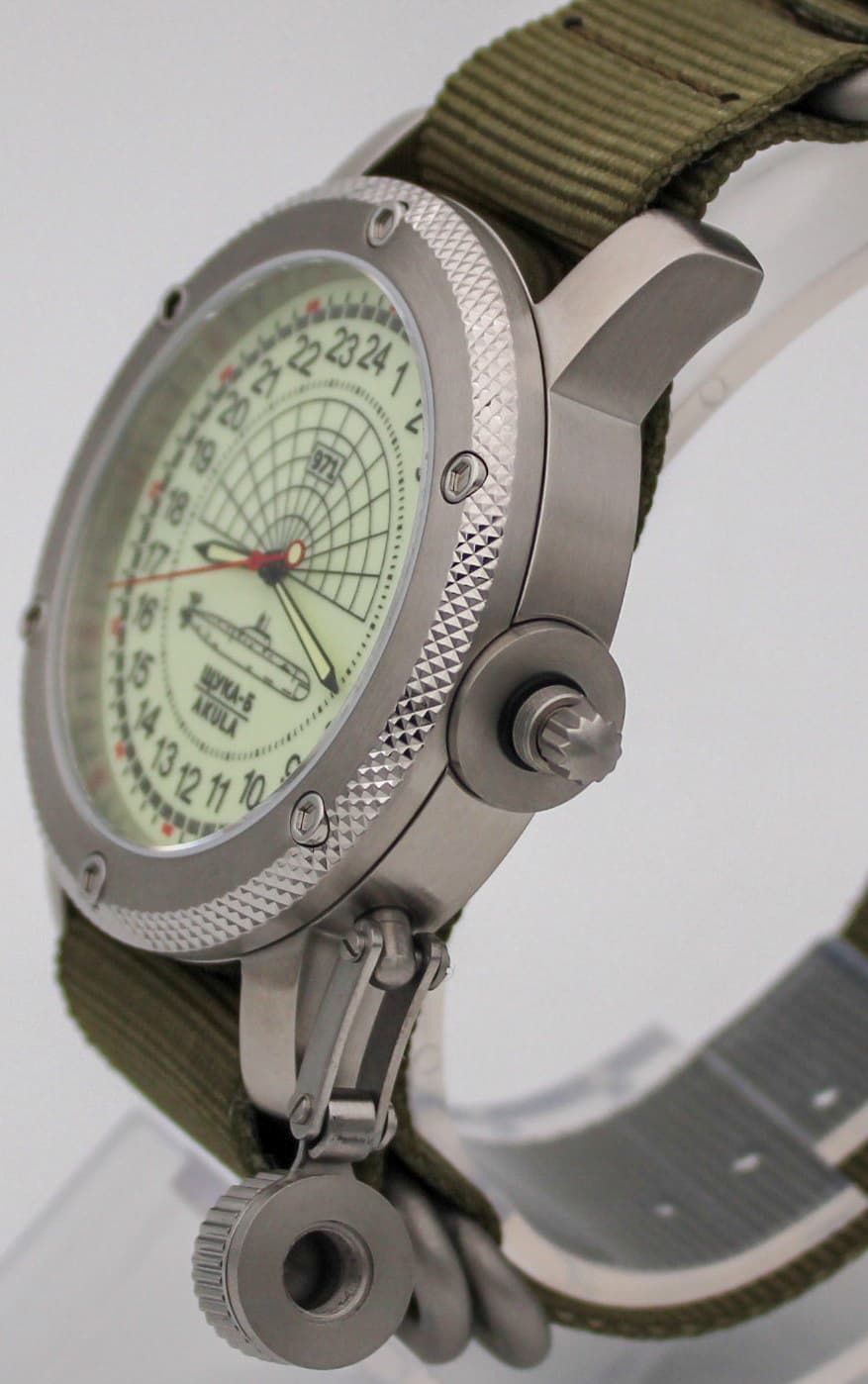 Часы  971 / Щука-Б (Akula), механические, механизм Ракета 2623 Н