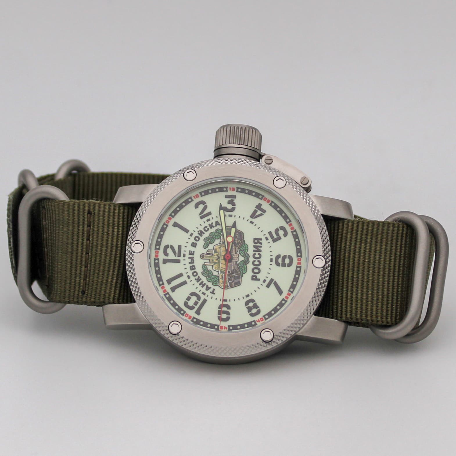 Часы Танковые войска РОССИЯ, механизм Восток 2415.01