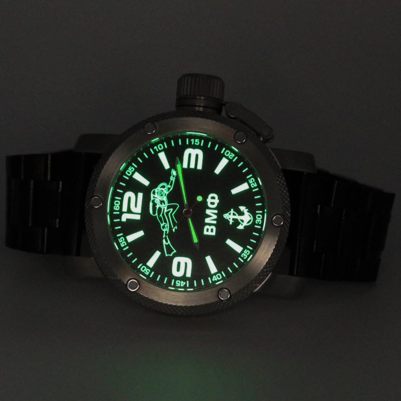 Часы ВМФ Боевой пловец, механизм Восток 2415.01