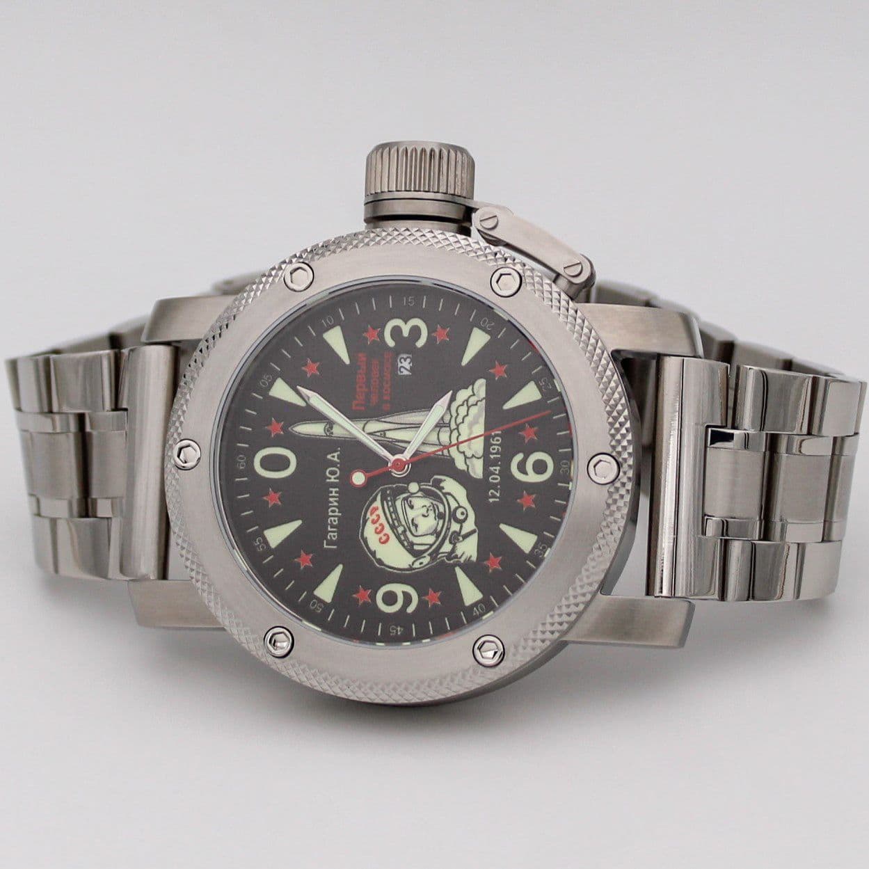 Часы Гагарин механические с автоподзаводом (Miyota 8215) 05.1371.2