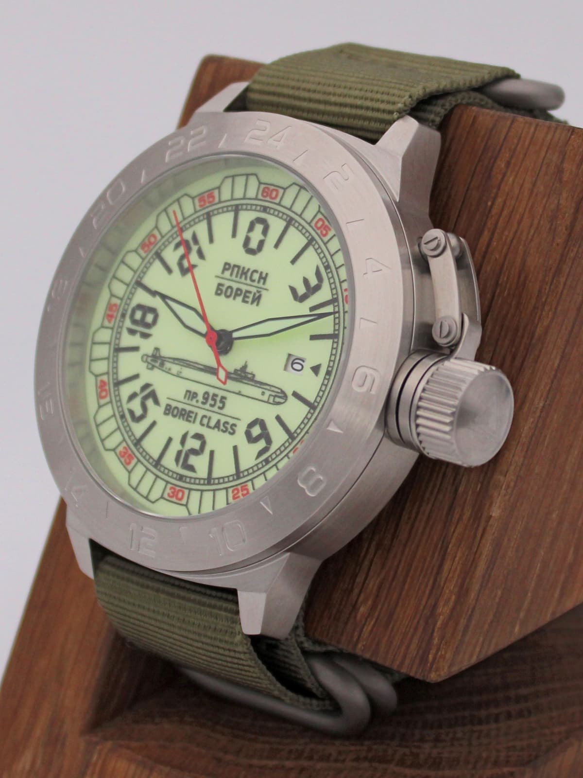 Часы РПКСН 955 Борей (Borei class) механические с автоподзаводом (Seiko NH34A) 52.190.21