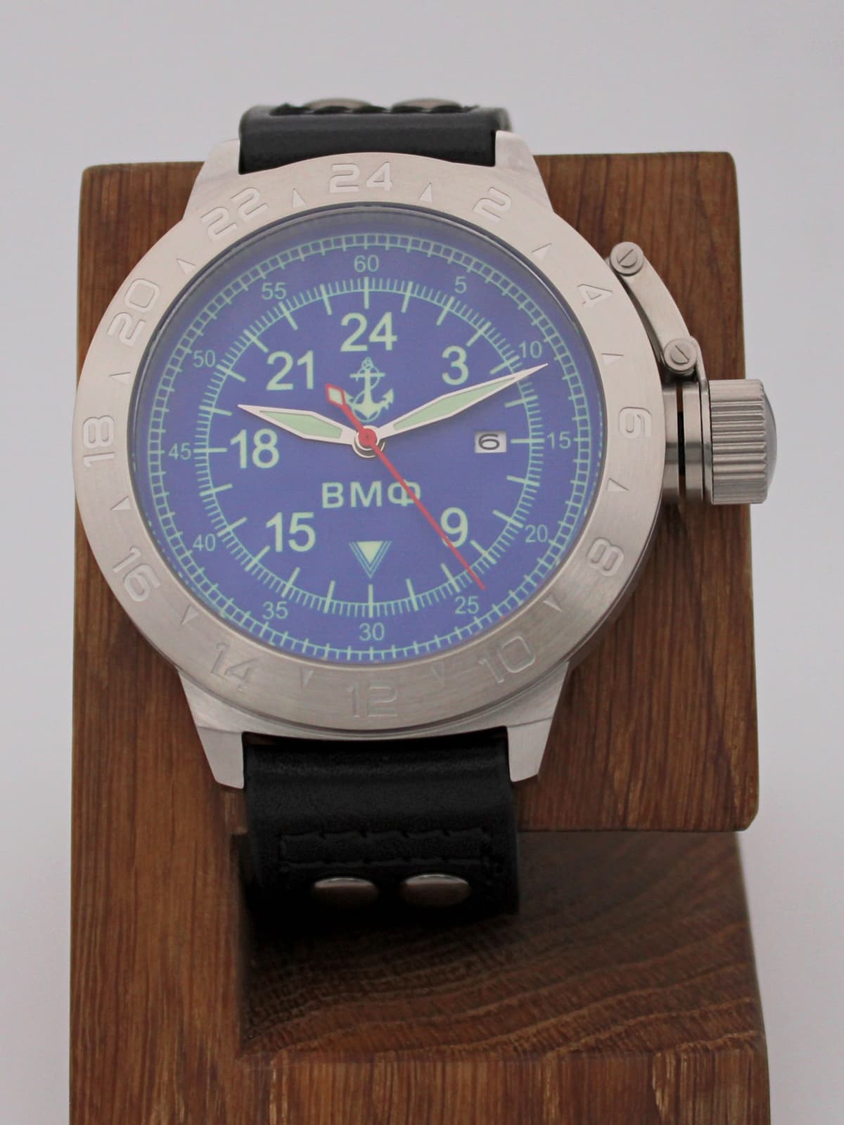 Часы ВМФ механические с автоподзаводом (Seiko NH34A) 52.070.01