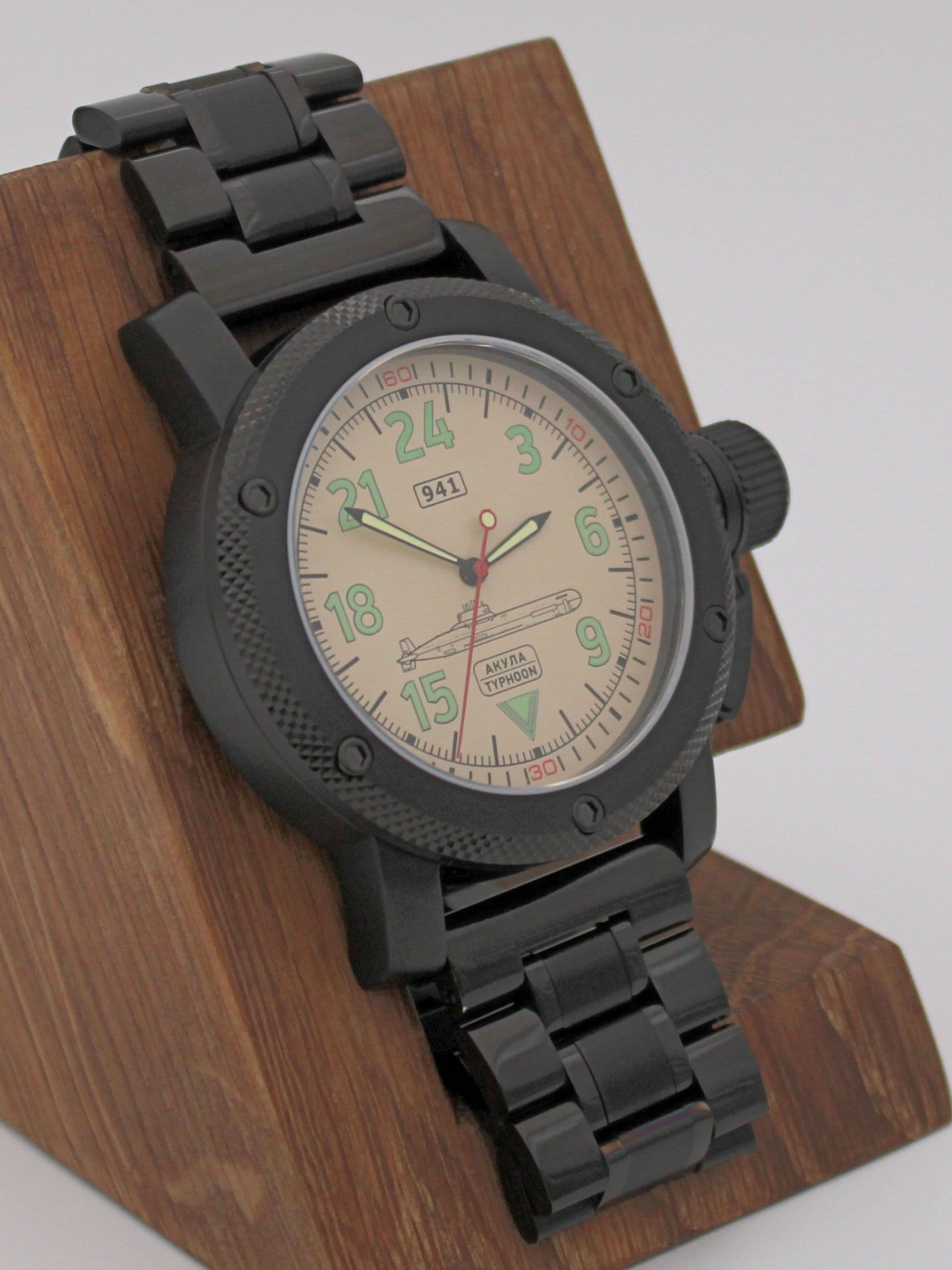 Часы 941 / Акула (Typhoon) механические с автоподзаводом (Восток 2431) 101.052.1
