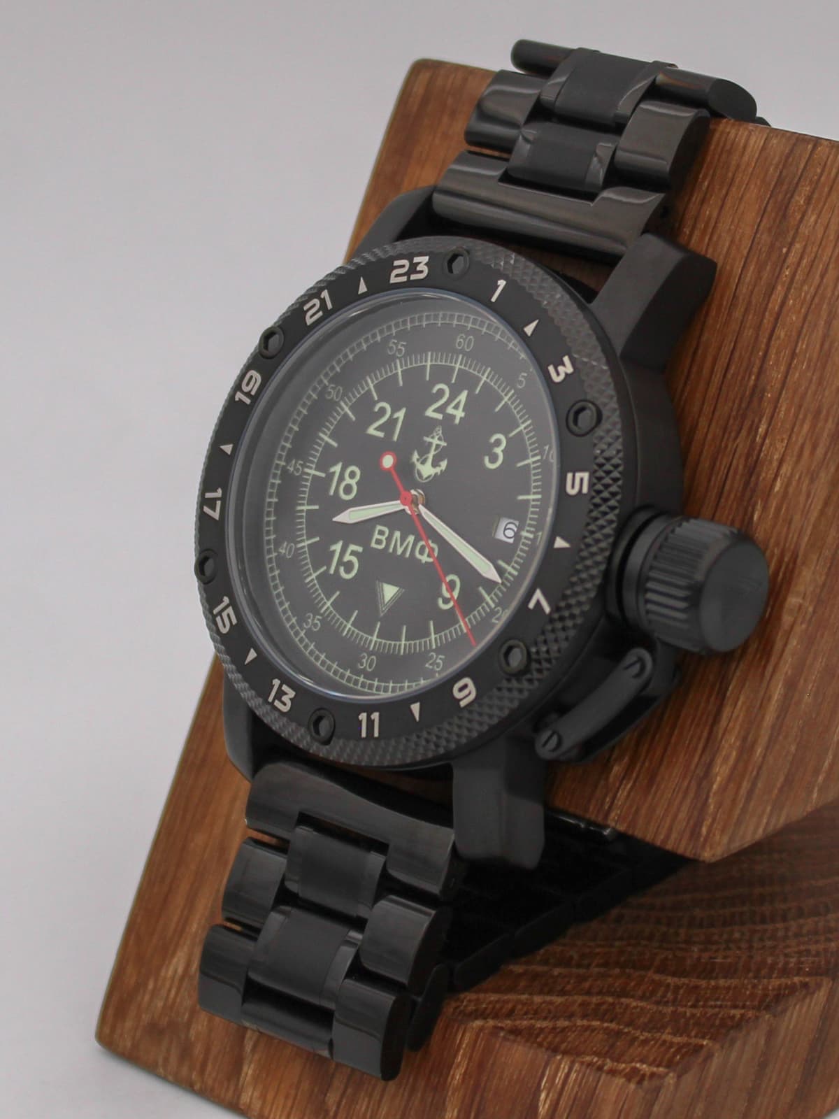 Часы ВМФ кварцевые (Ronda 515.24H) Q147.060.1