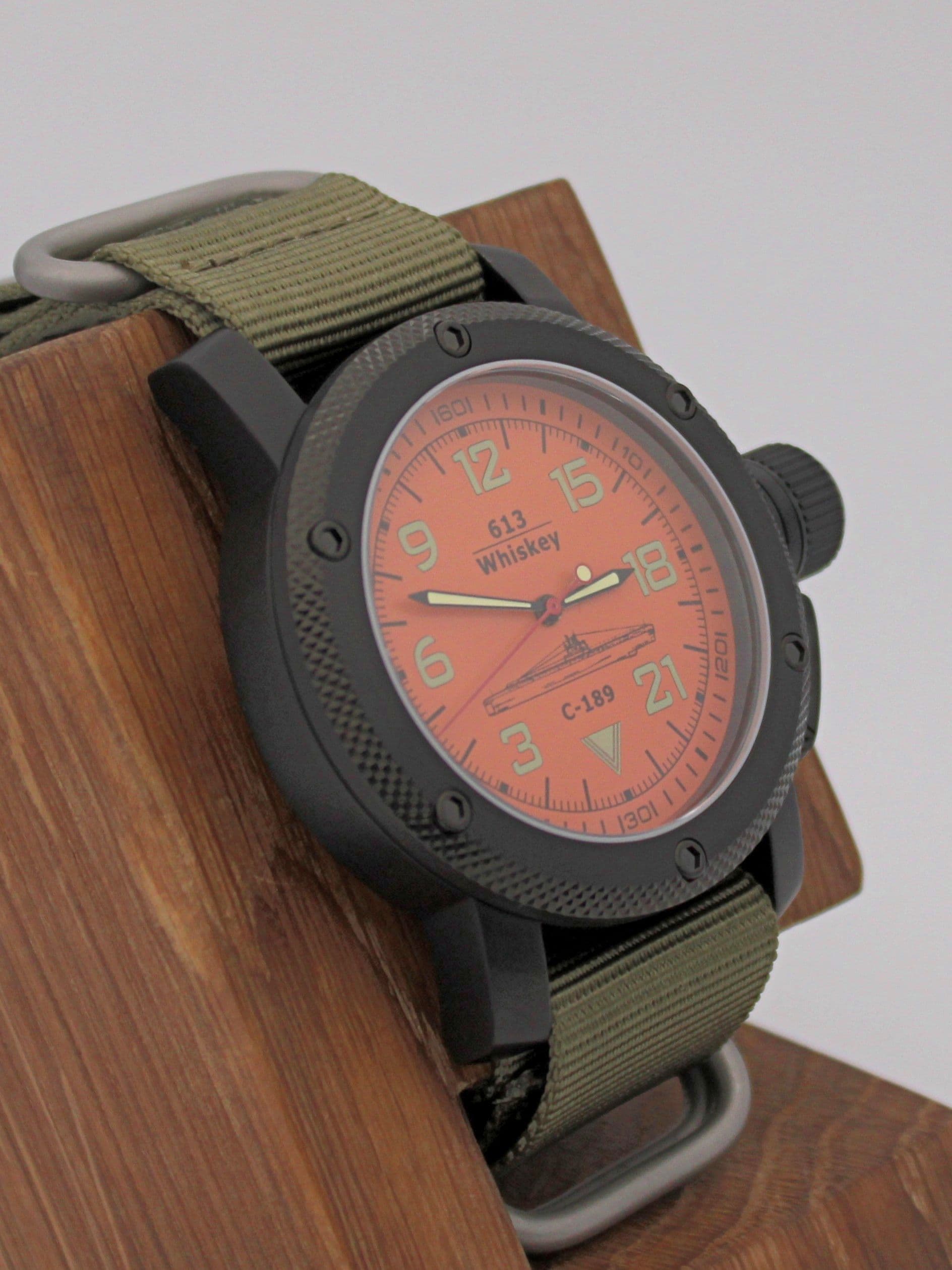 Часы С-189 (Whiskey) механические с автоподзаводом (Восток 2431) 101.103.21