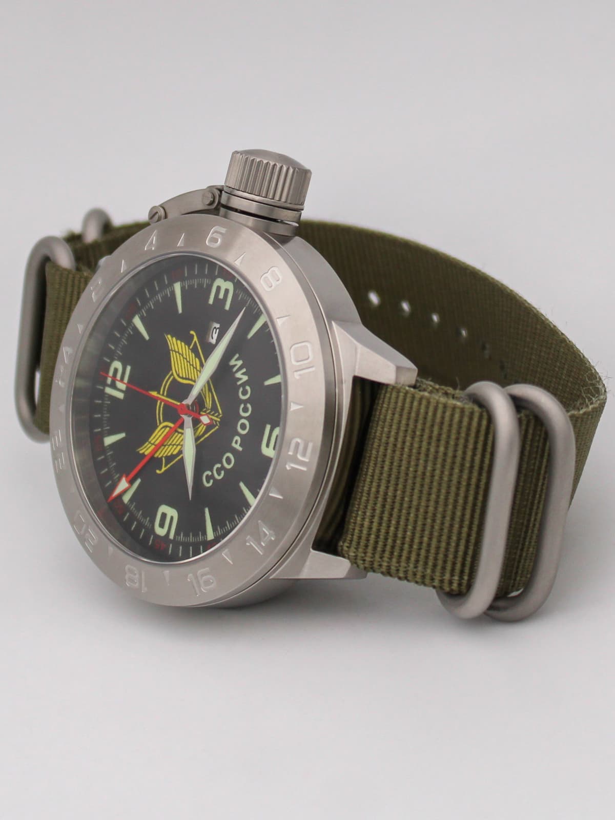 Часы ССО России механические с автоподзаводом (Seiko NH34A) 52.281.21