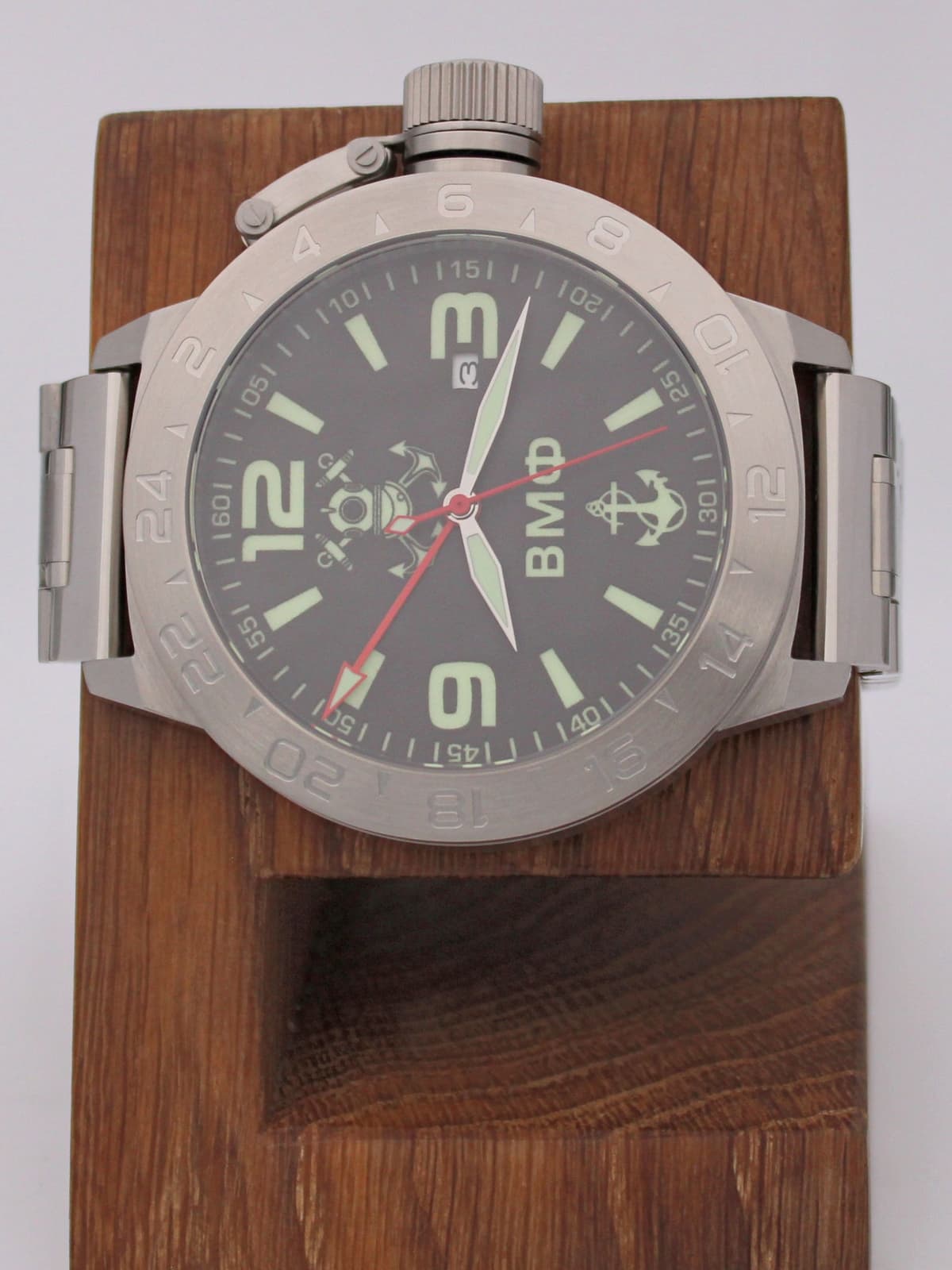 Часы ВМФ механические с автоподзаводом (Seiko NH34A) 52.026.2