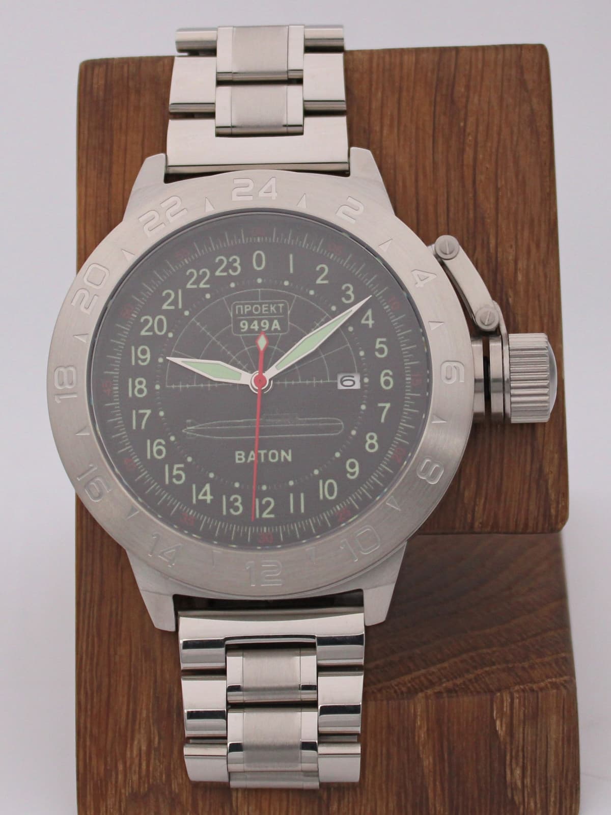 Часы 949А / Baton кварцевые (Ronda 515.24H) Q52.047.2