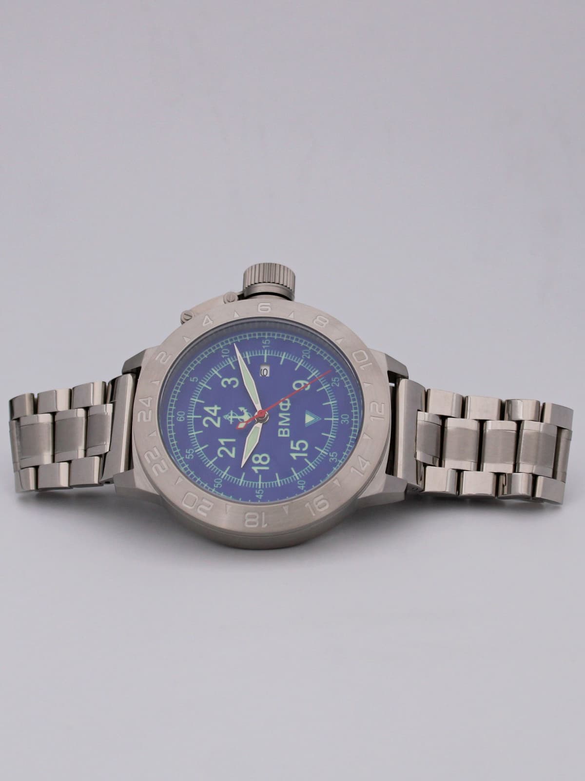 Часы ВМФ механические с автоподзаводом (Seiko NH34A) 52.070.2