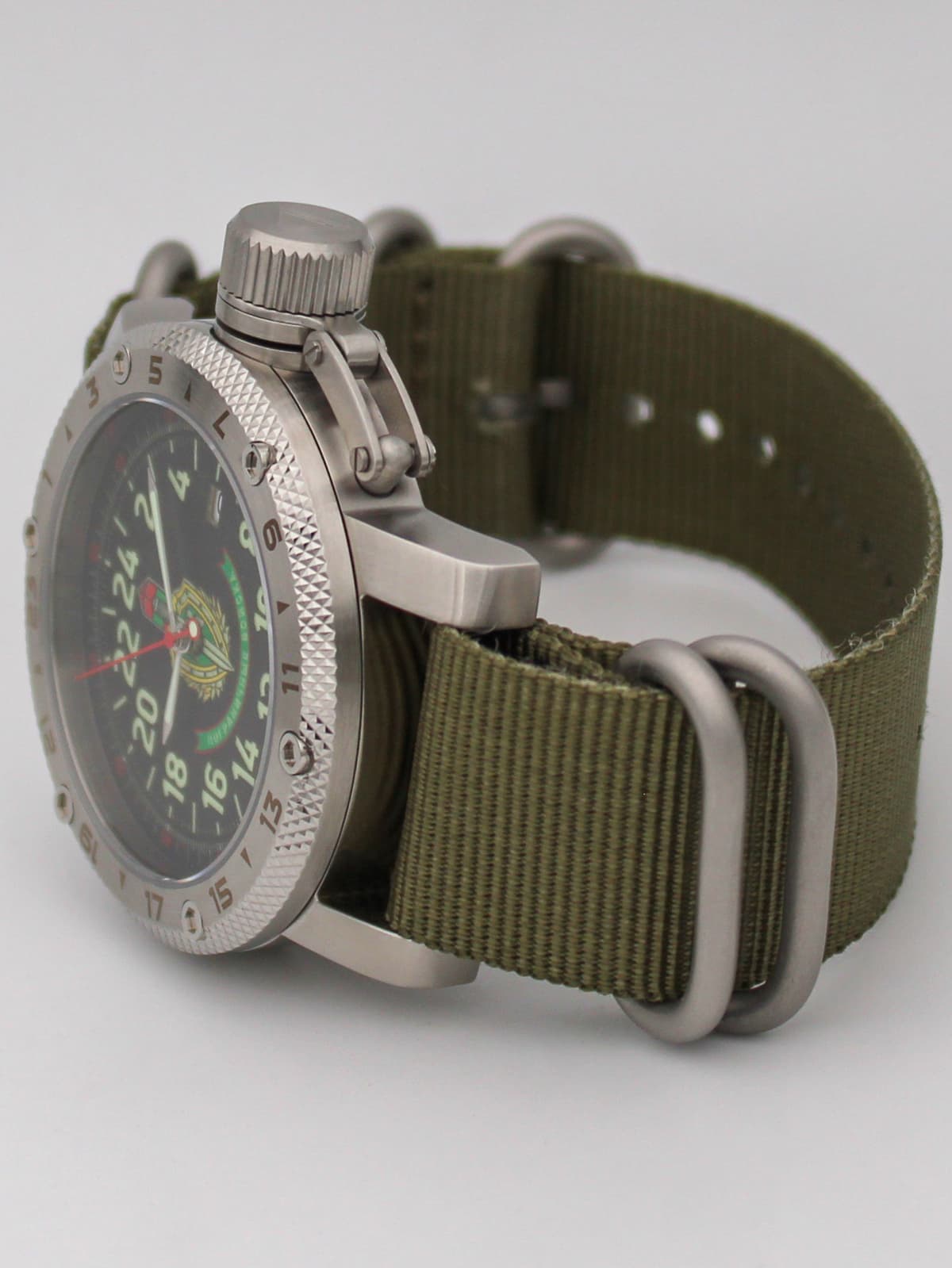 Часы Погранвойска кварцевые (Ronda 515.24H) Q47.174.21