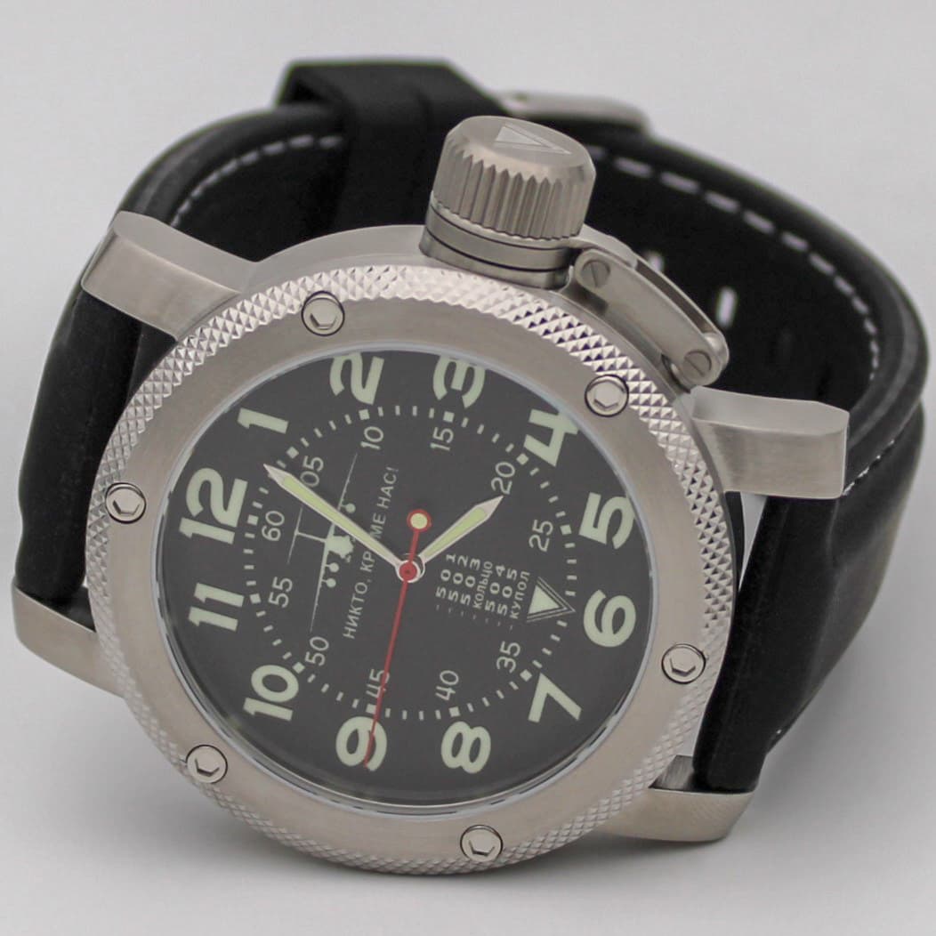 Часы ВДВ  ИЛ-76 механические (сапфировое стекло)  механизм Ракета 2609