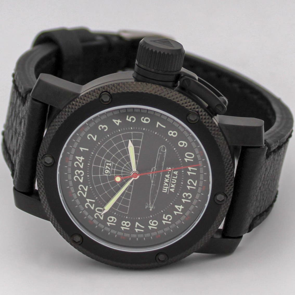 Часы 971 Щука-Б (Акула), механизм Восток 2415.01