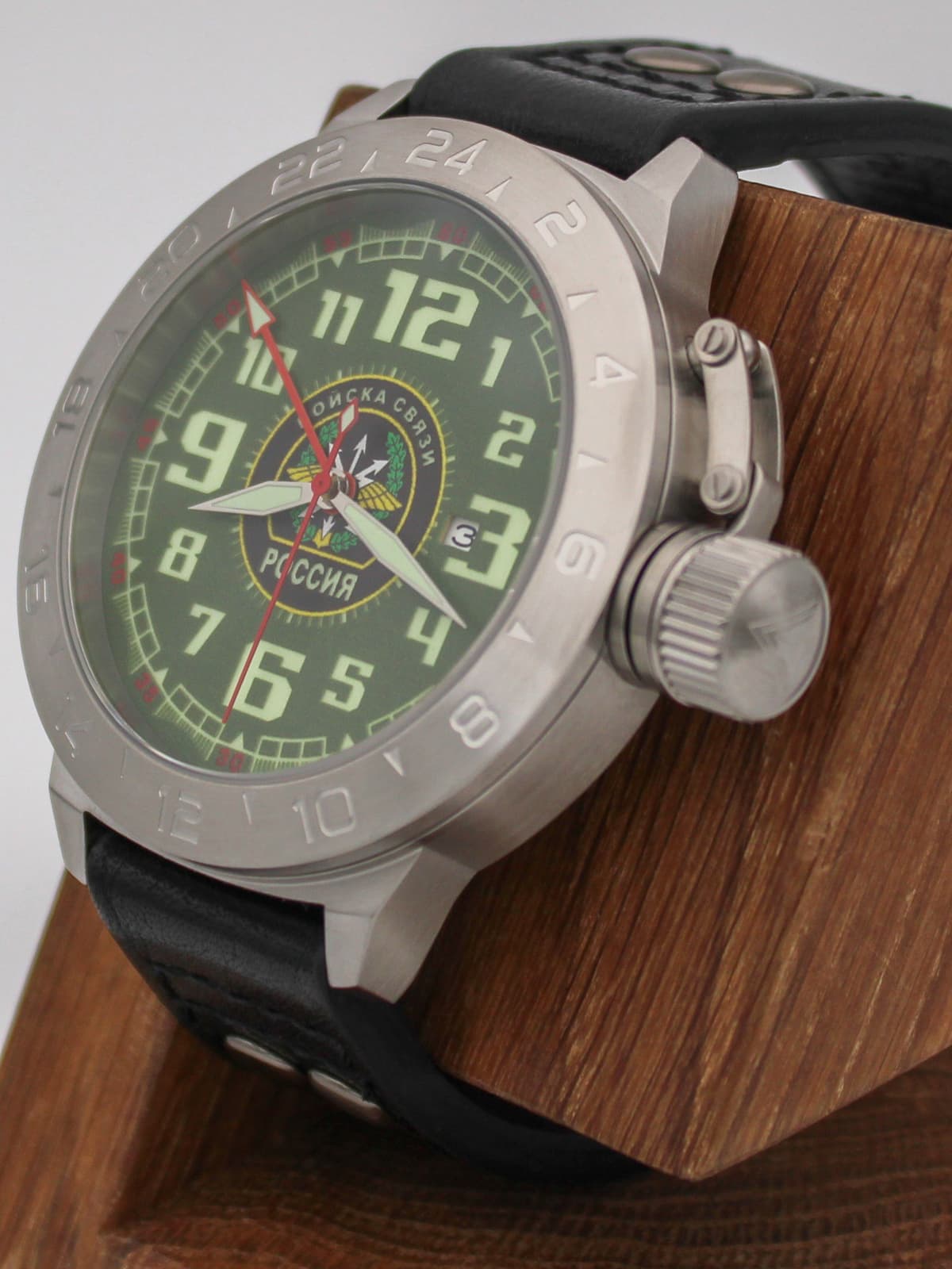 Часы Войска связи механические с автоподзаводом (Seiko NH34A) 52.198.01