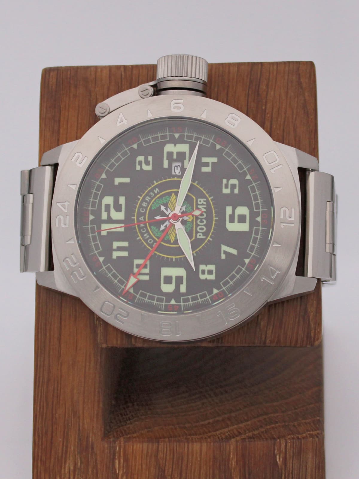 Часы Войска связи механические с автоподзаводом (Seiko NH34A) 52.197.2