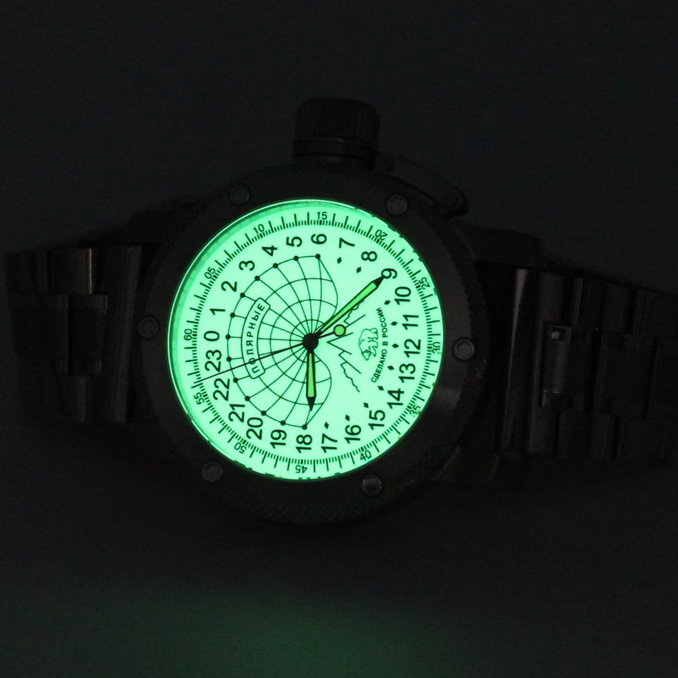 Часы Полярные (медведь) механизм Восток 2431.01