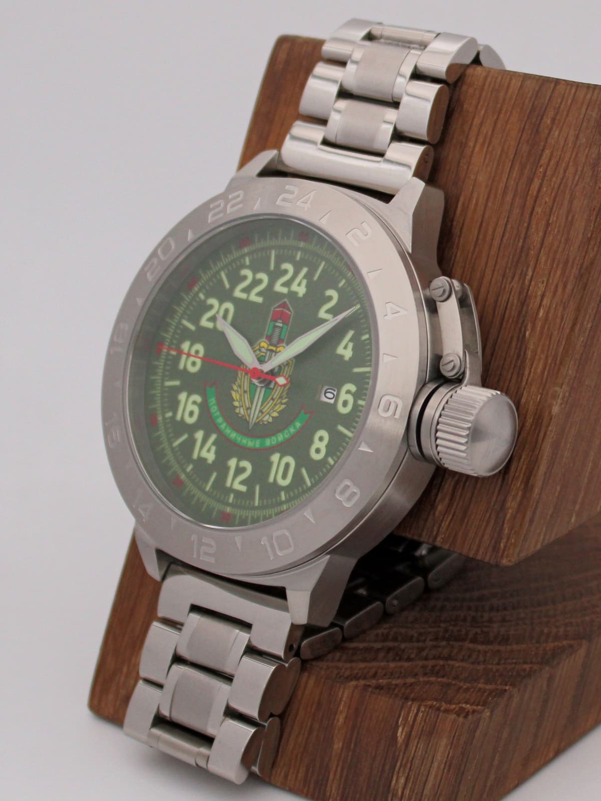 Часы Погранвойска механические с автоподзаводом (Seiko NH34A) 52.242.2