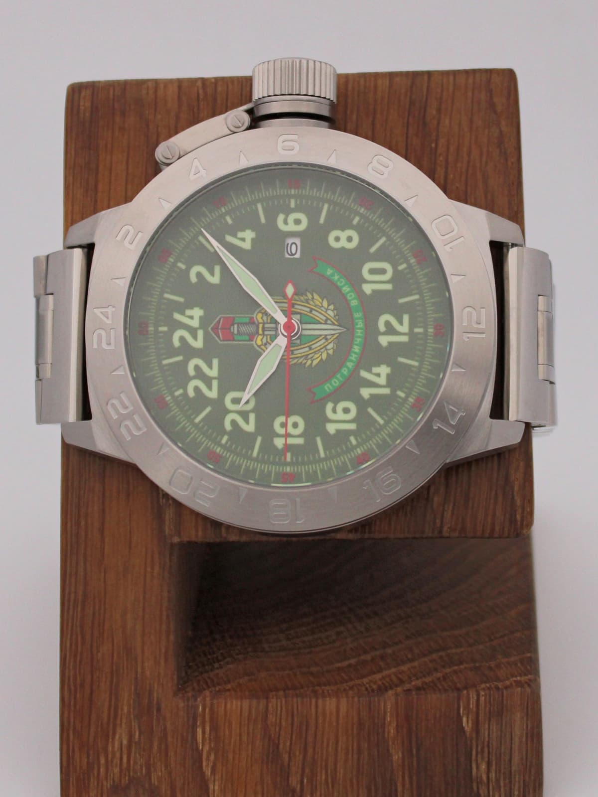 Часы Погранвойска механические с автоподзаводом (Seiko NH34A) 52.242.2