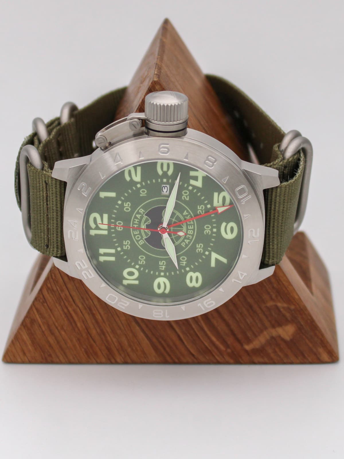 Часы Военная разведка механические с автоподзаводом (Seiko NH34A) 52.267.21