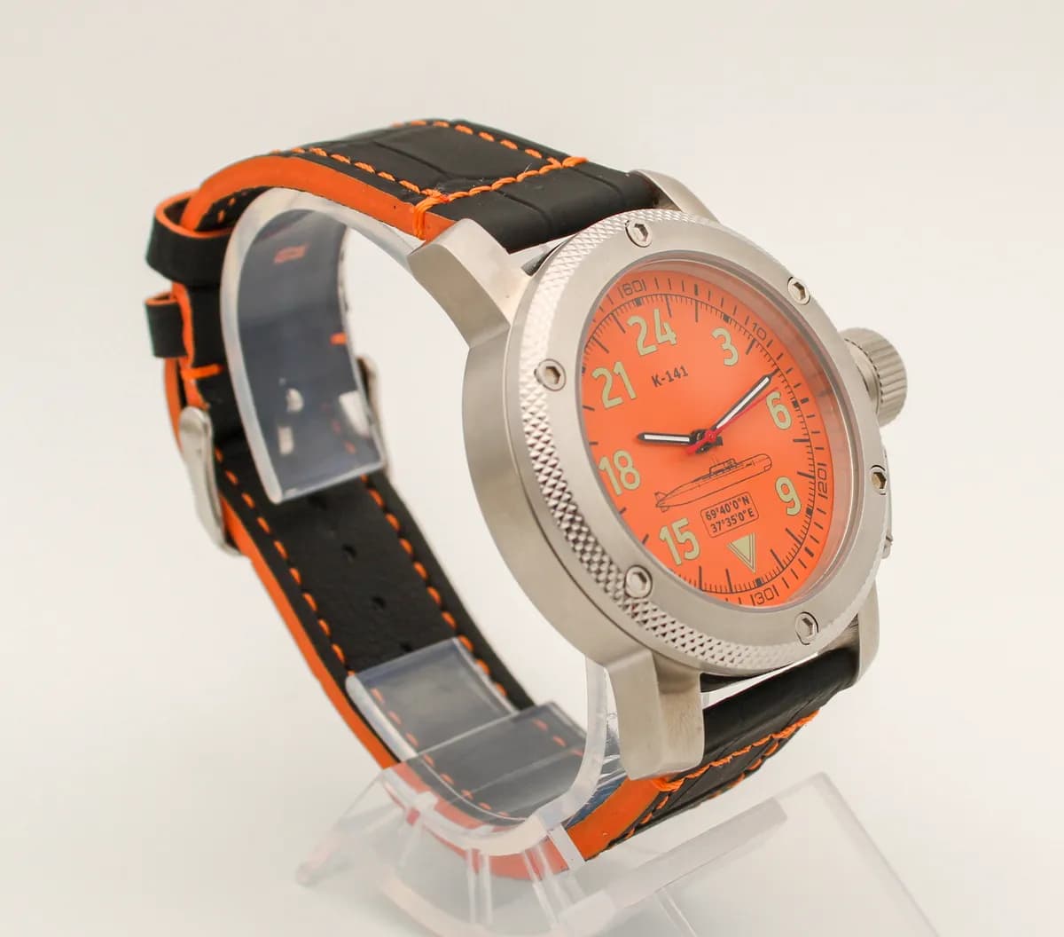 Часы К-141 Курск (Oscar-II) 1088.015 механические (сапфировое стекло) с автоподзаводом, механизм Восток 2431 