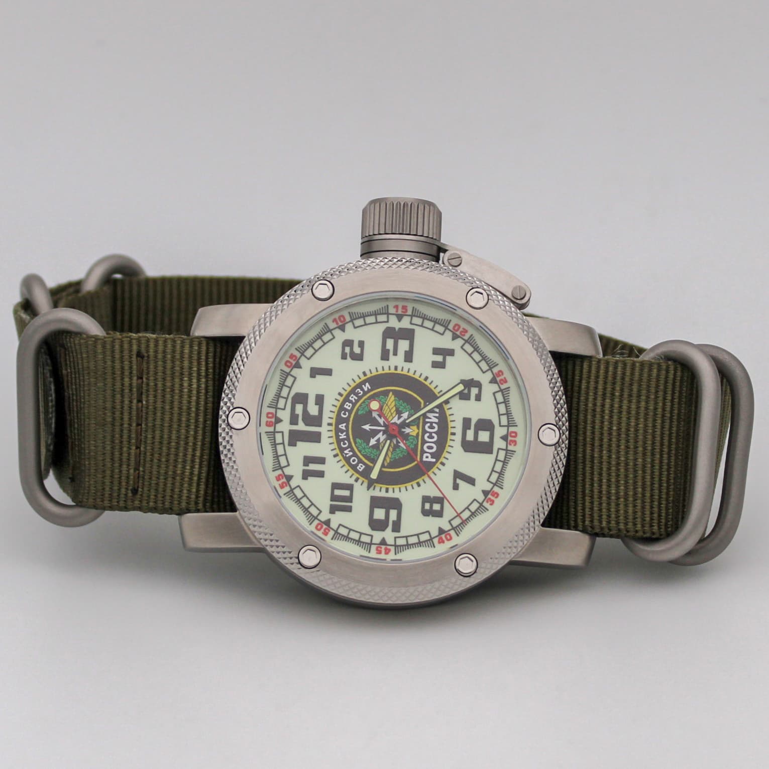 Часы ВОЙСКА СВЯЗИ РОССИИ, механизм Восток 2415.01
