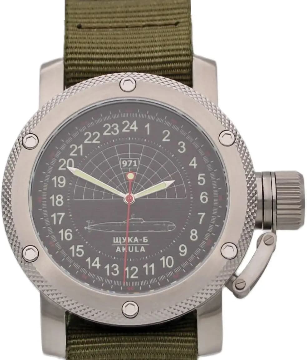 Часы 971 Щука-Б (Акула), механизм Восток 2415.01