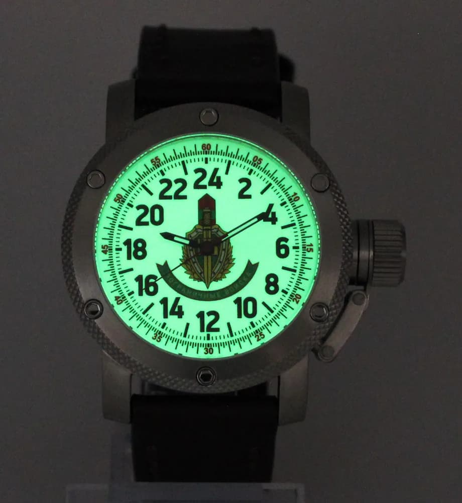 Часы наручные Погранвойска 173.02, механические, механизм Ракета 2623