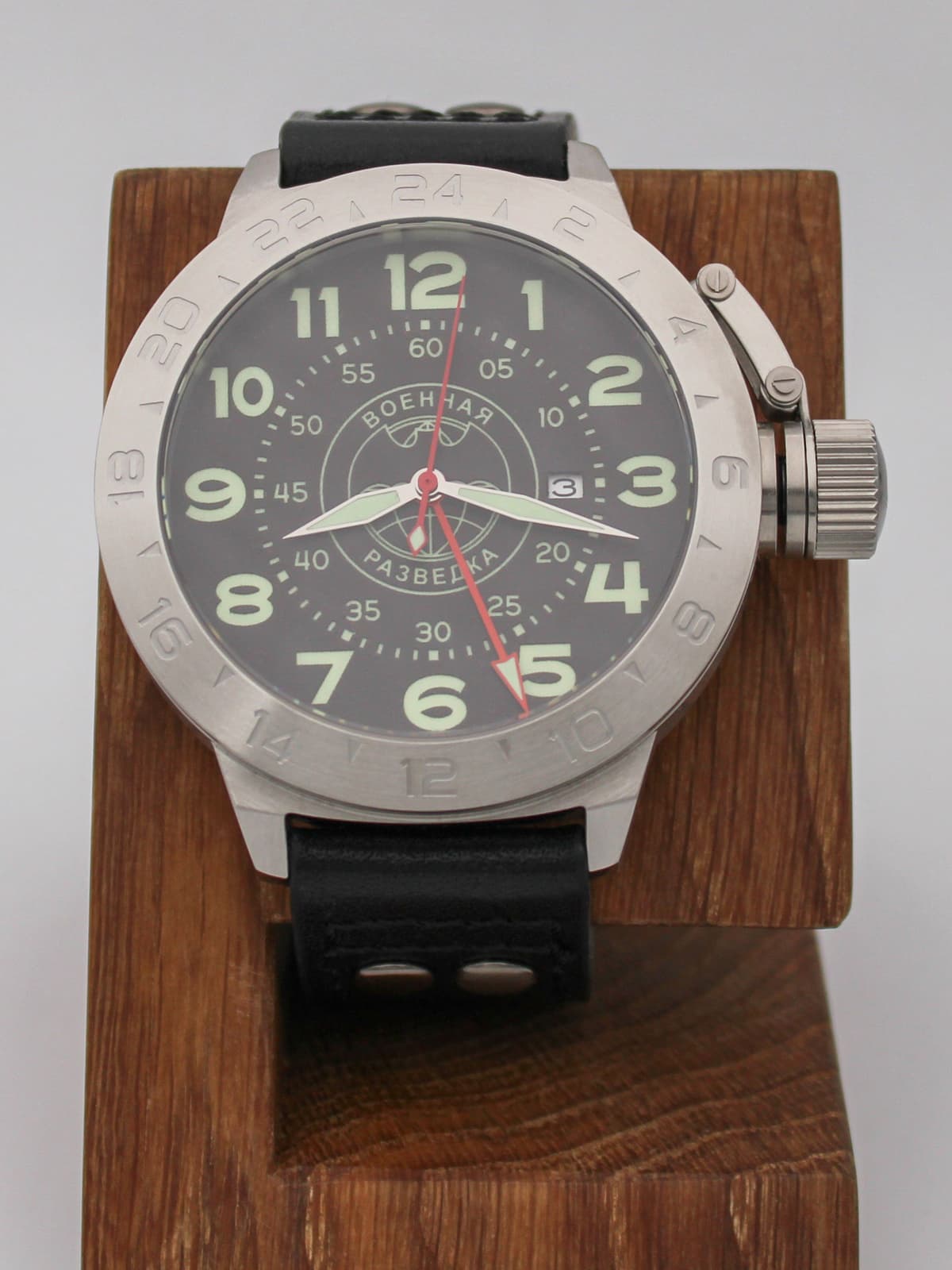 Часы Военная разведка механические с автоподзаводом (Seiko NH34A) 52.169.01