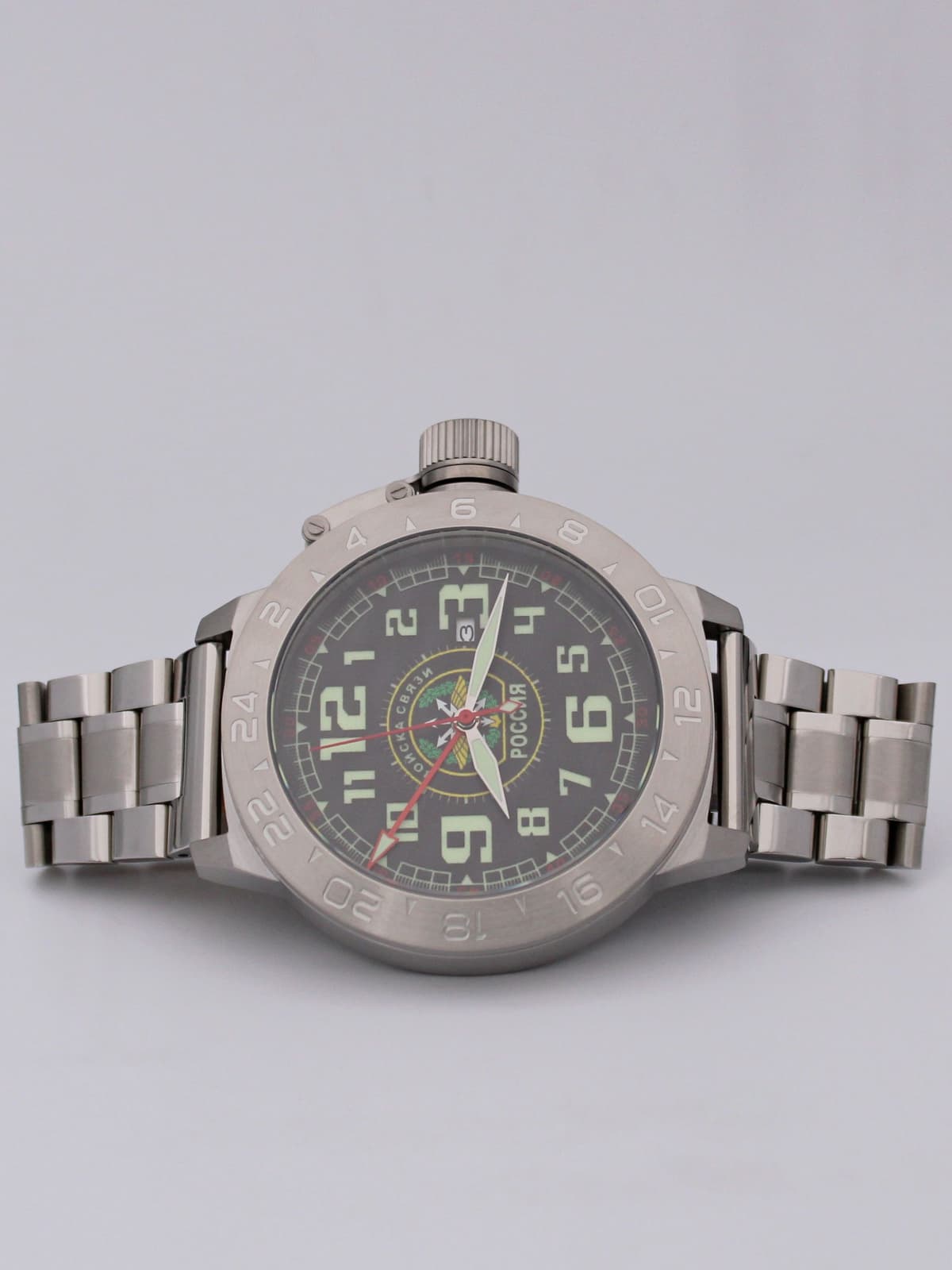 Часы Войска связи механические с автоподзаводом (Seiko NH34A) 52.197.2