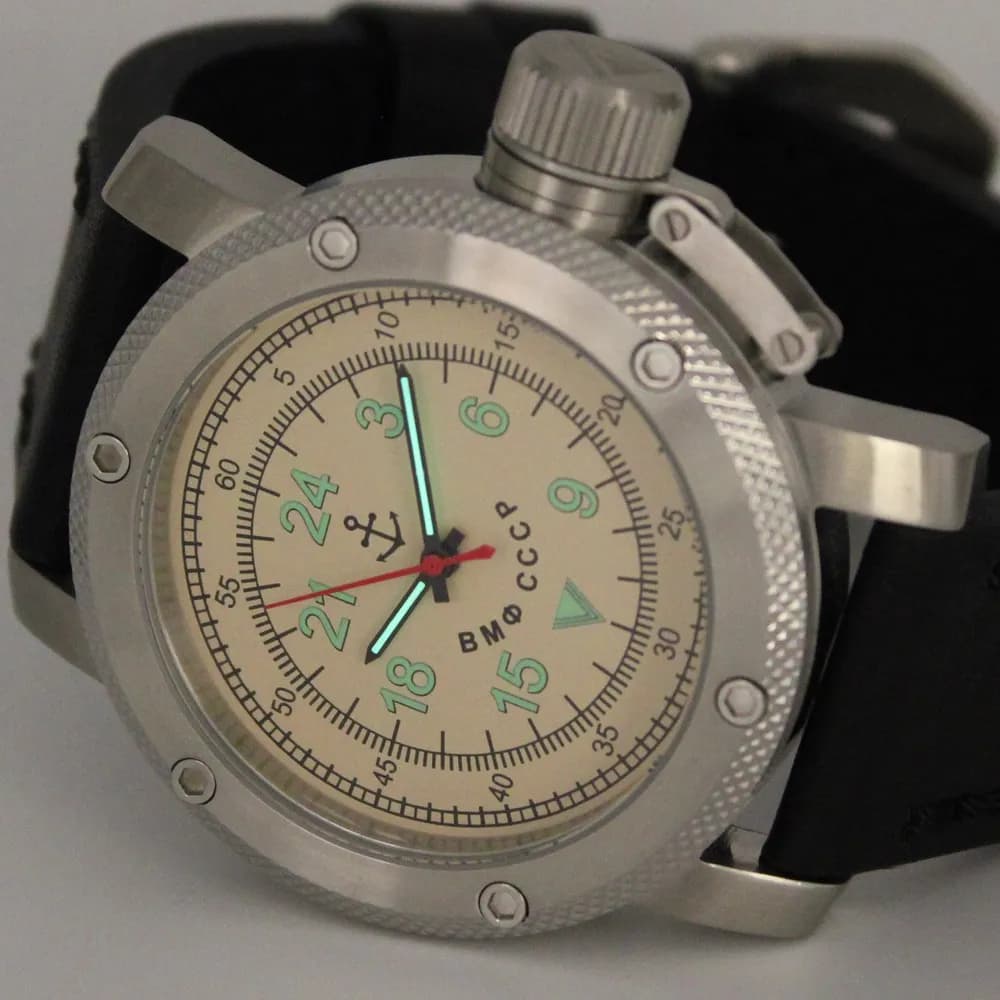 Часы ВМФ СССР механические 012.01 механизм Ракета 2623