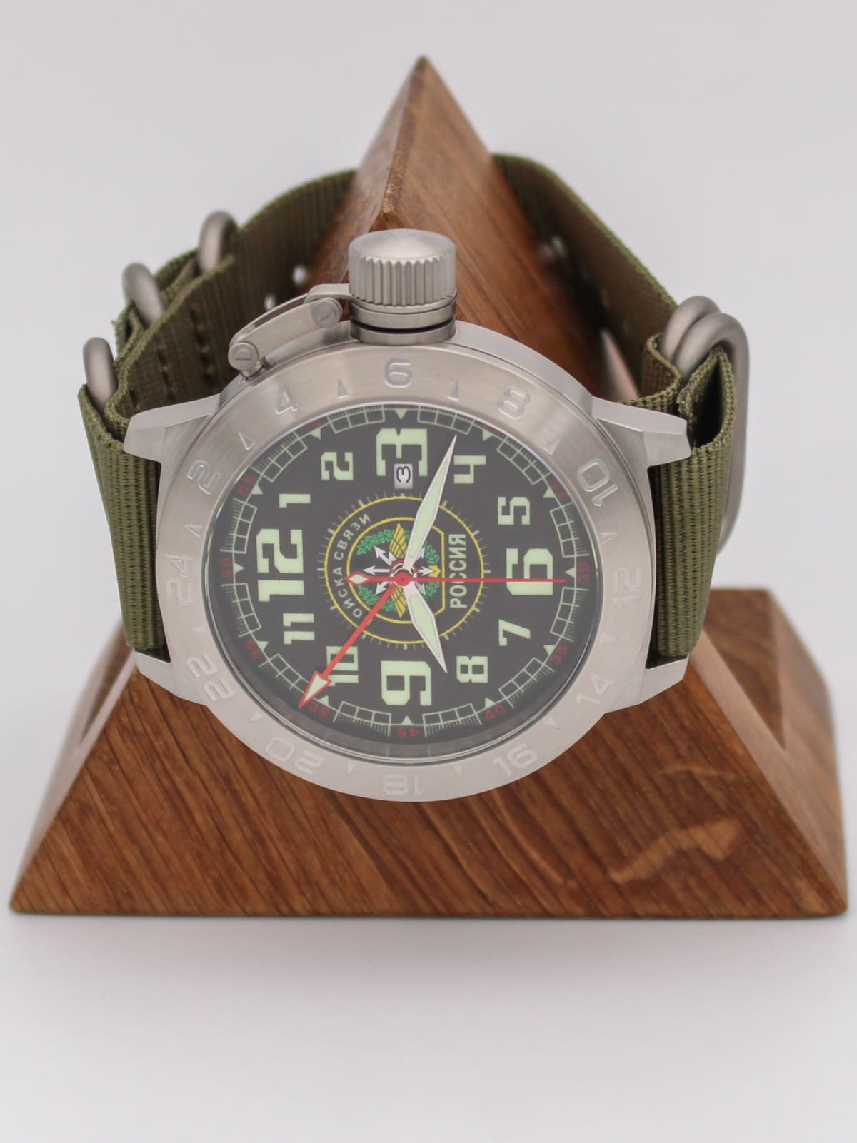 Часы Войска связи механические с автоподзаводом (Seiko NH34A) 52.197.21