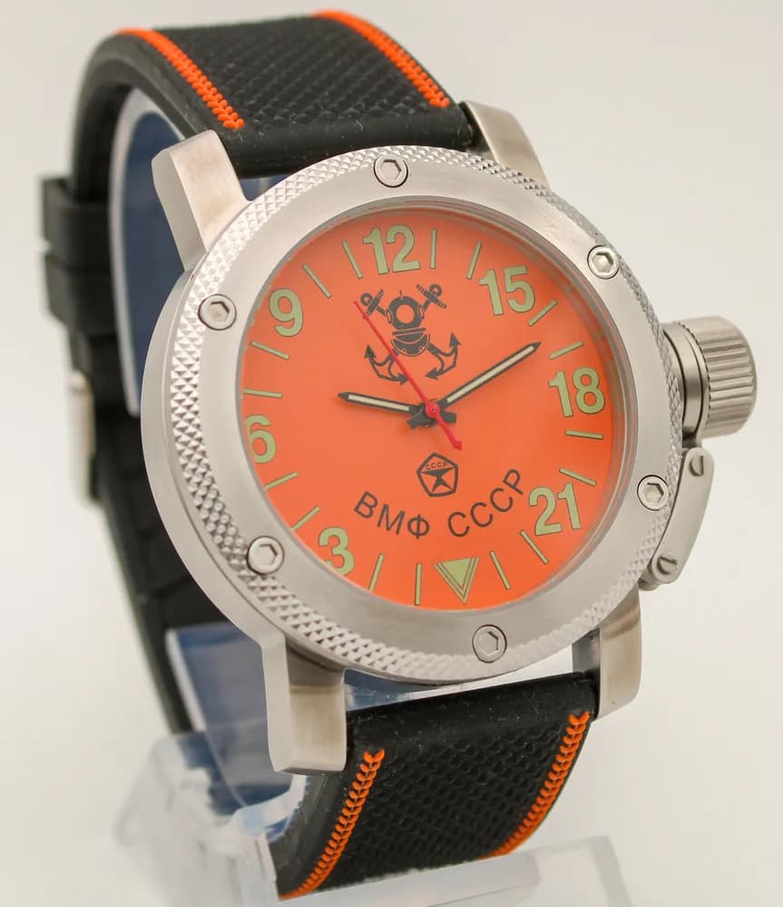 Часы ВМФ СССР механические 023.17 механизм Ракета 2623