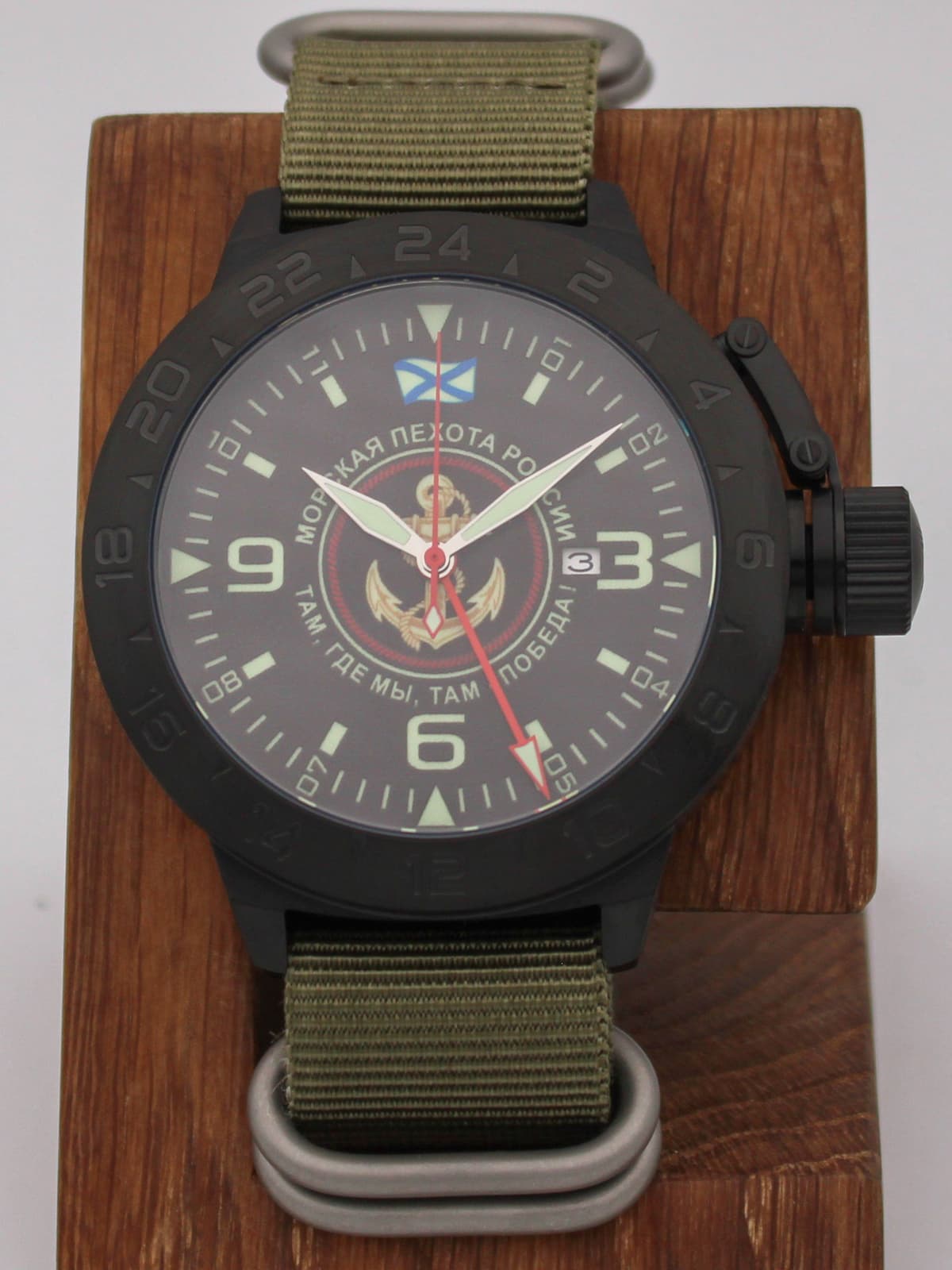 Часы Морская пехота механические с автоподзаводом (Seiko NH34A) 152.167.21